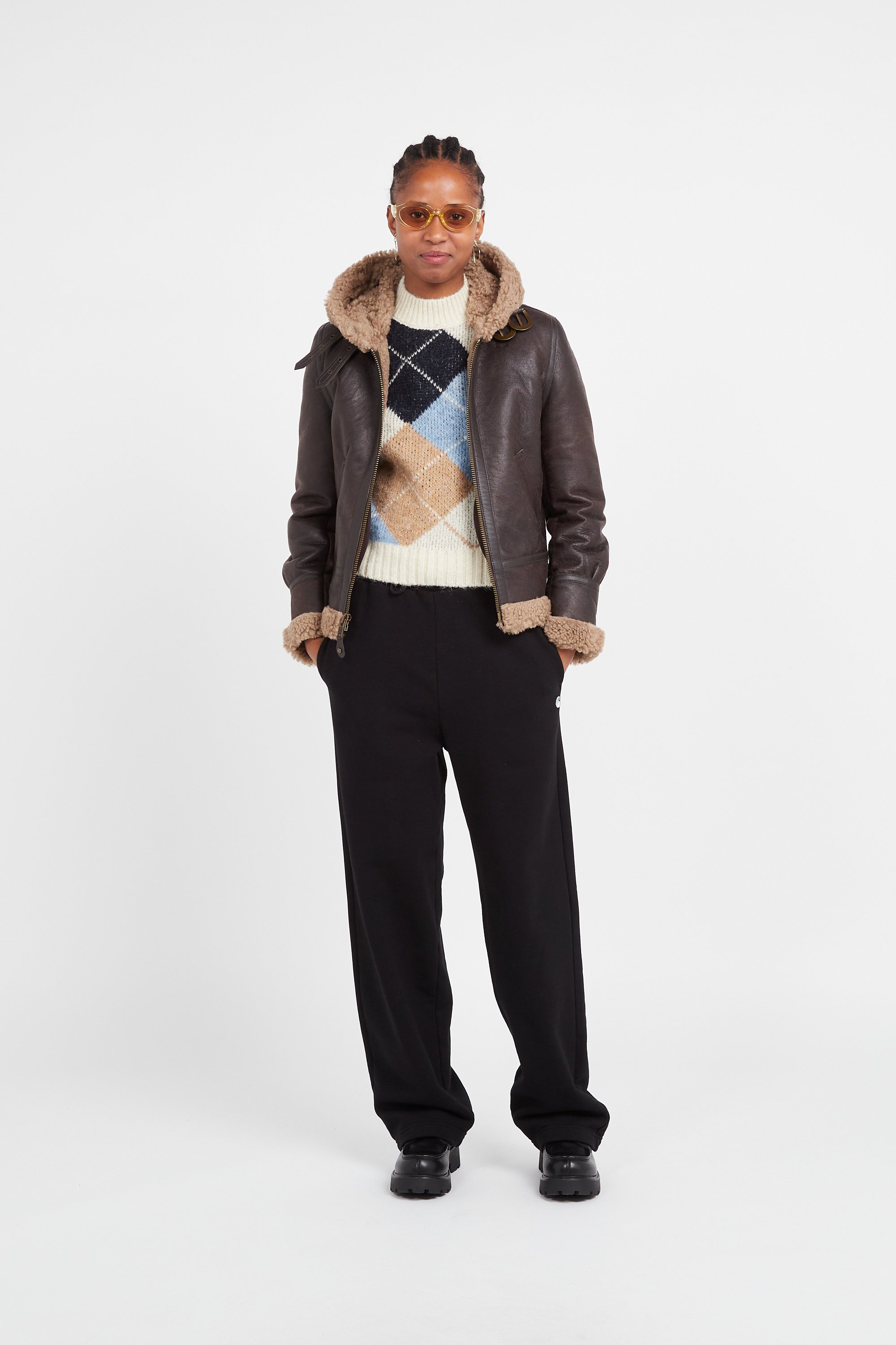 BOMBARDIER CAPU | Marron by SCHOTT BOMBARDIER CAPU Marron