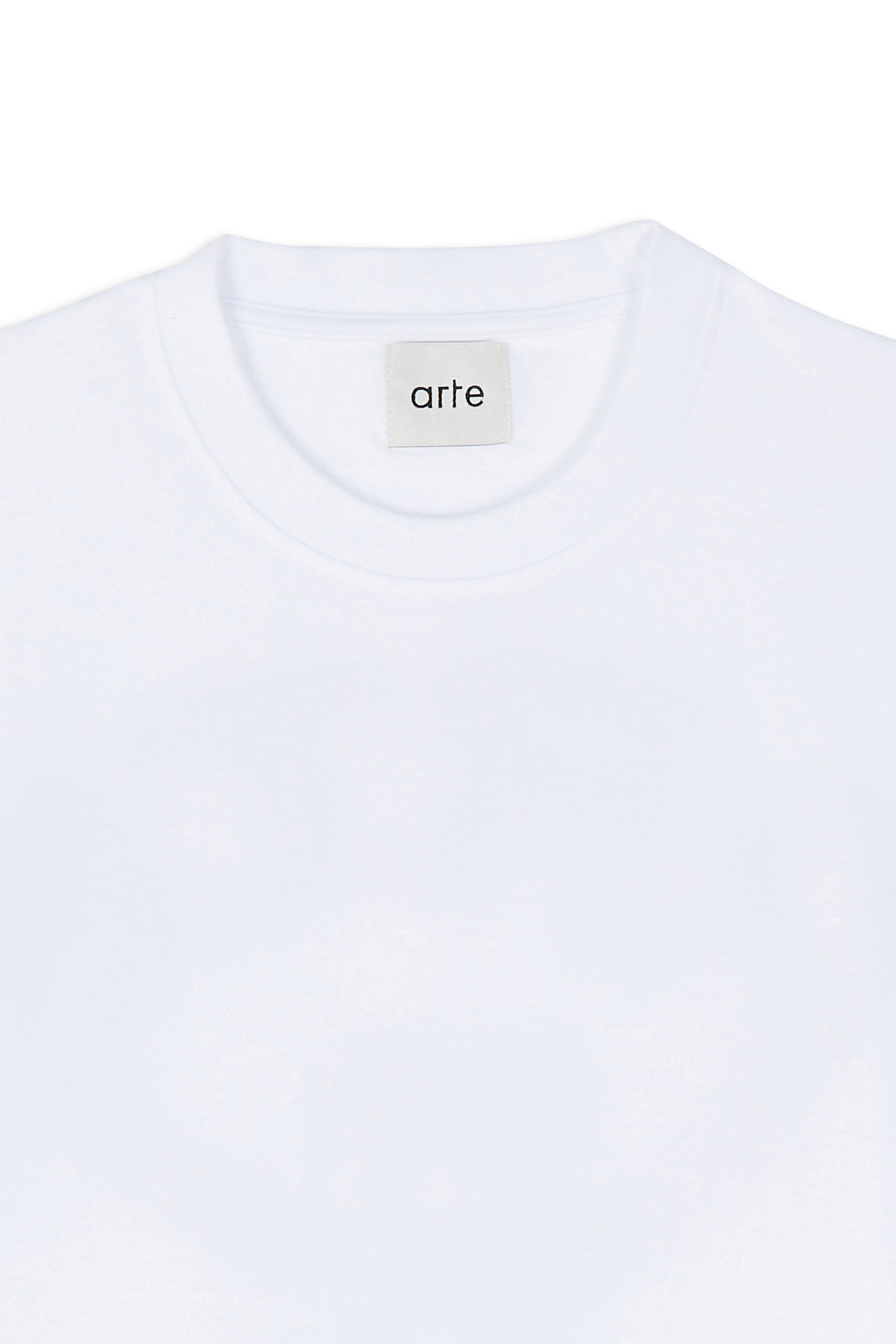 Regular-fit round-neck cotton T-shirt White