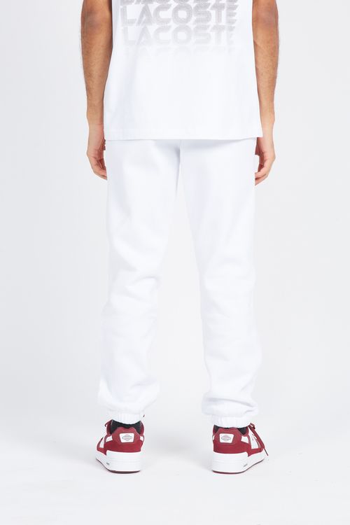 Lacoste Pantalon de Survêtement Slim Fit Homme , Blanc, XS