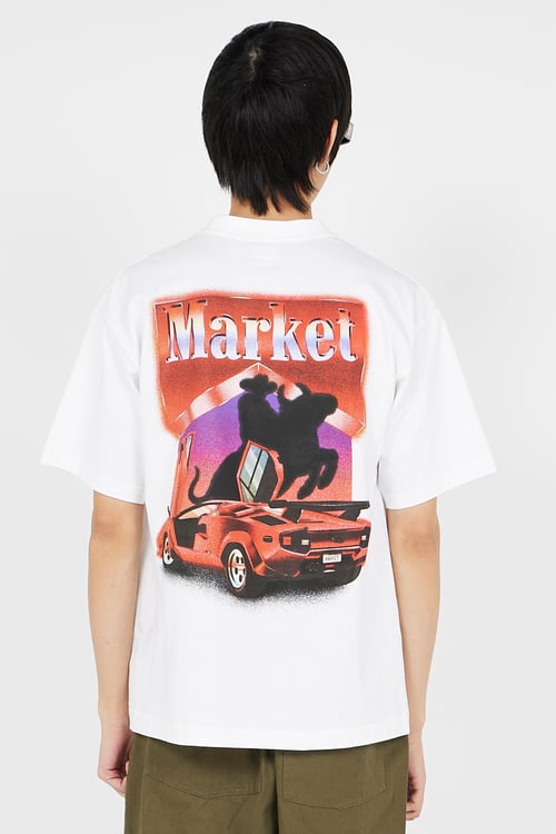 MARKET T-shirt  Blanc