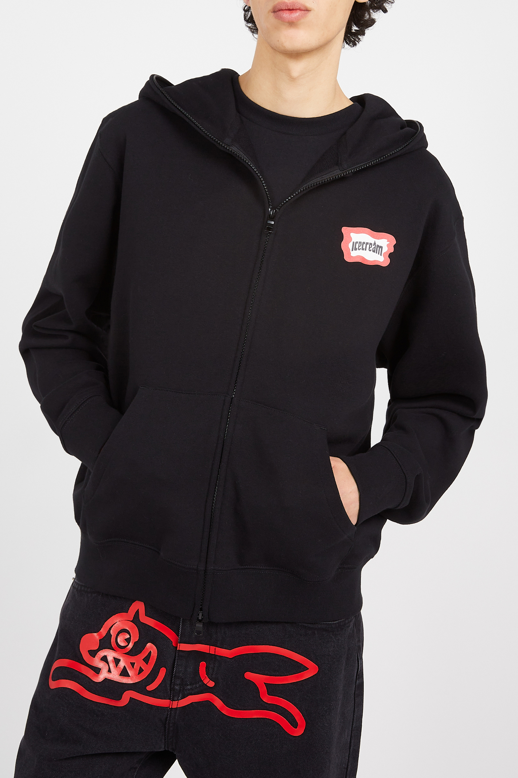 Hoodie | Noir ICE CREAM Homme