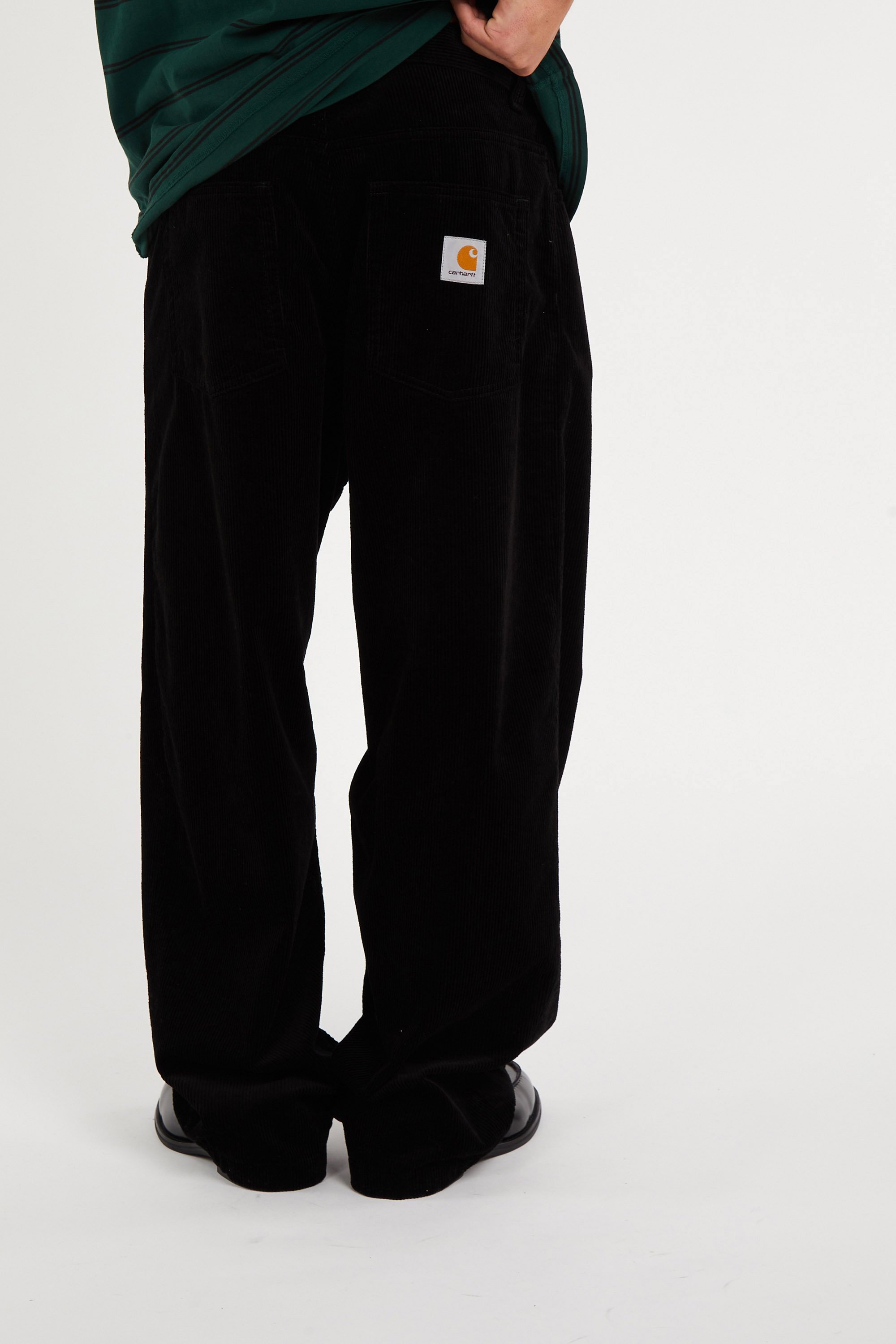 Pantalon droit en coton | Noir CARHARTT WIP Homme