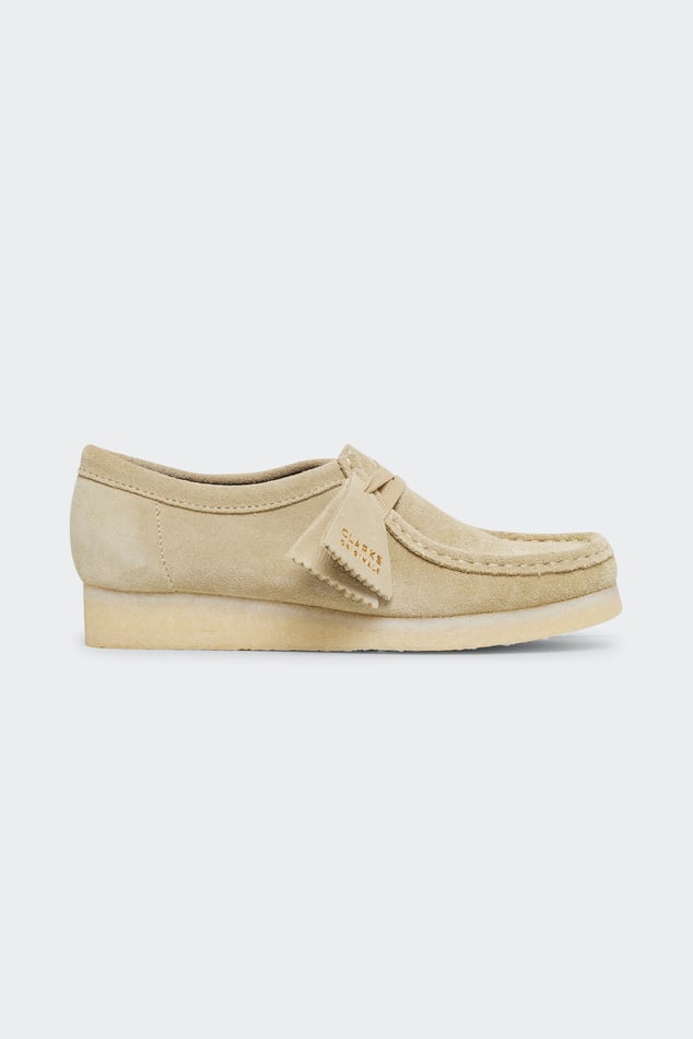 Chaussures a Lacets Wallabee Beige Clarks Originals Femme Citadium
