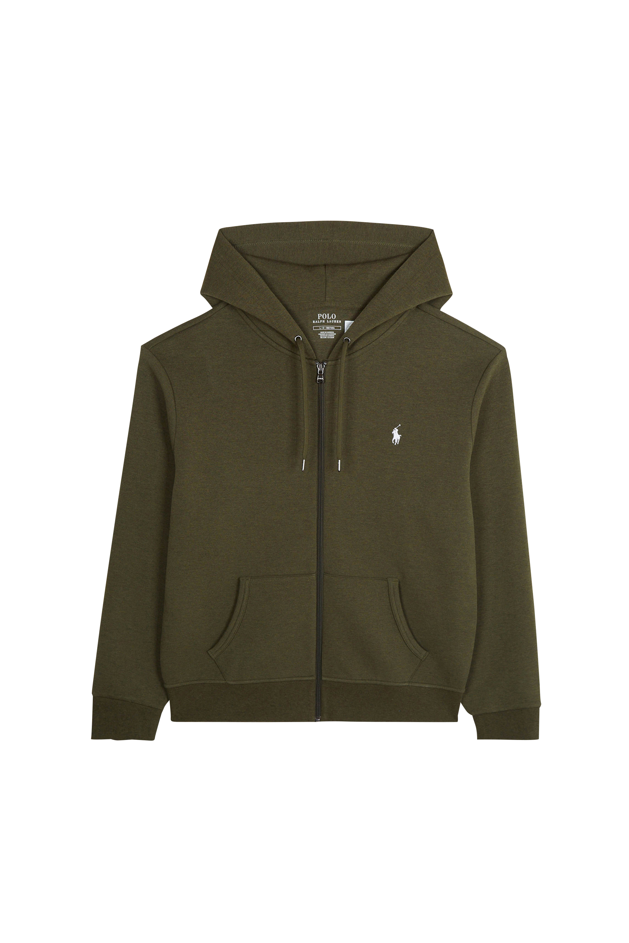 Hoodie zippé Vert