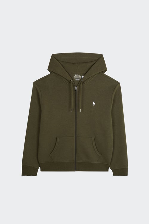 Polo - Hoodie zippé - Taille S Vert
