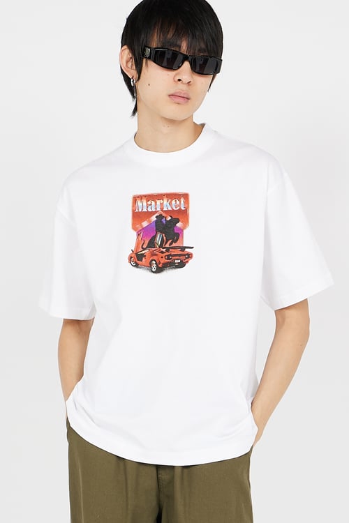 MARKET T-shirt  Blanc