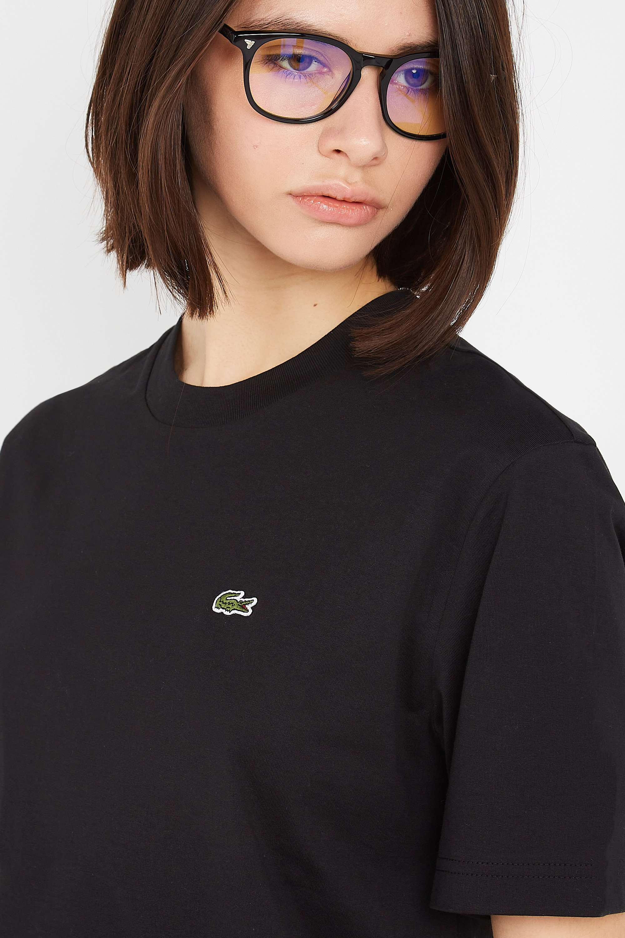 T-shirt | Noir LACOSTE Femme