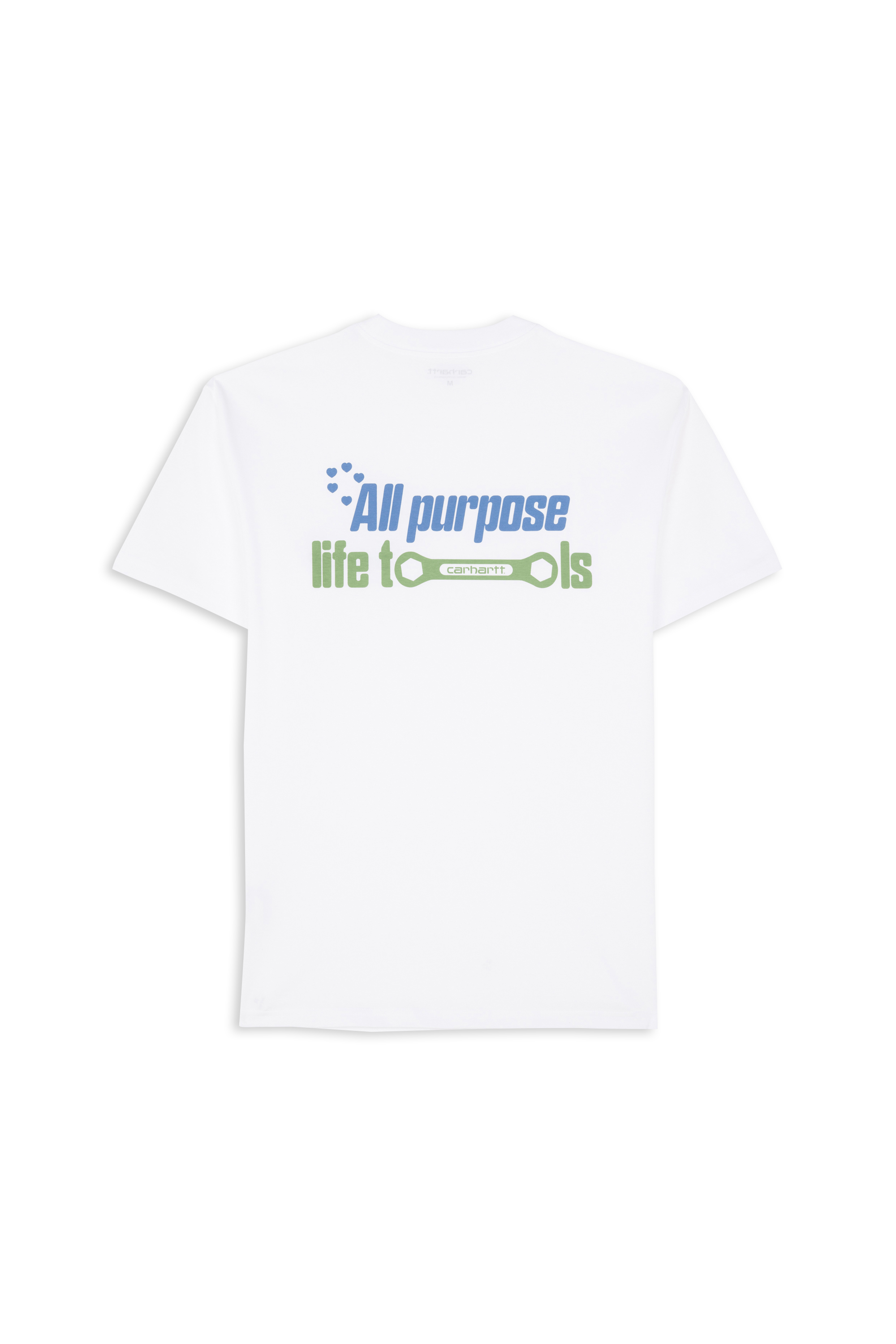 Regular-fit round-neck cotton T-shirt White