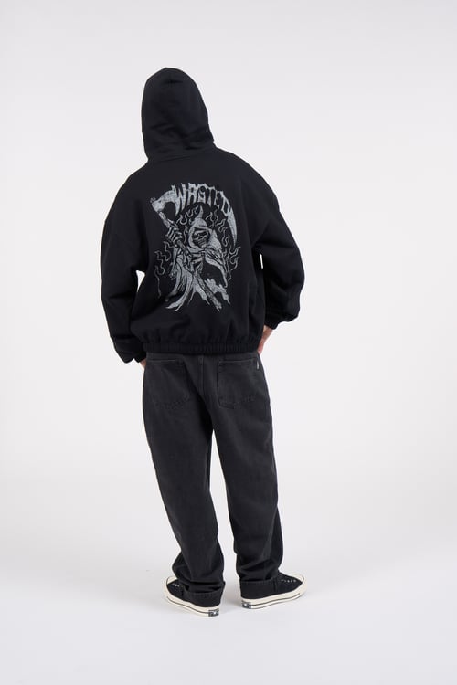 WASTED Hoodie Noir