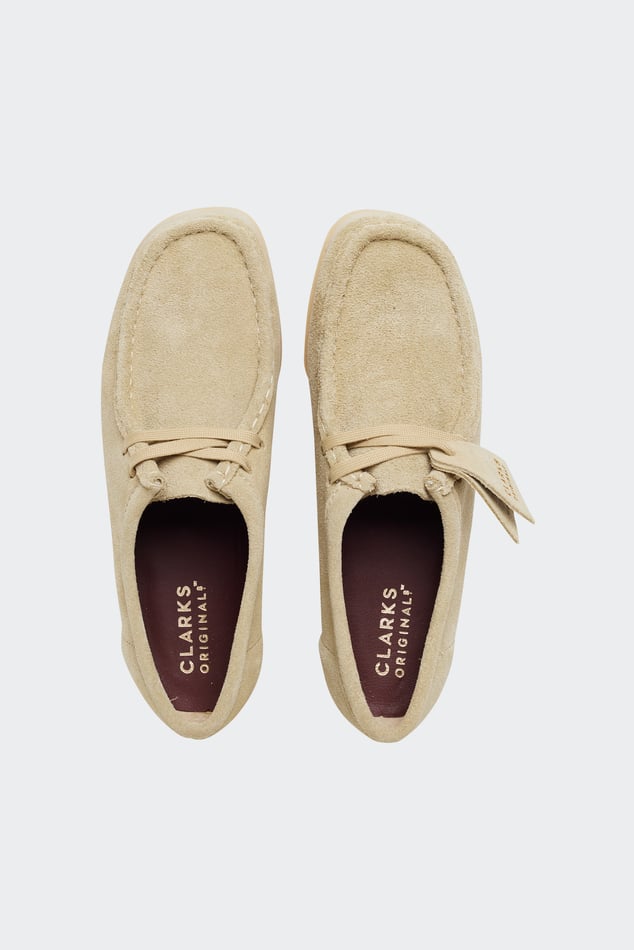 Chaussures a Lacets Wallabee Beige Clarks Originals Femme Citadium