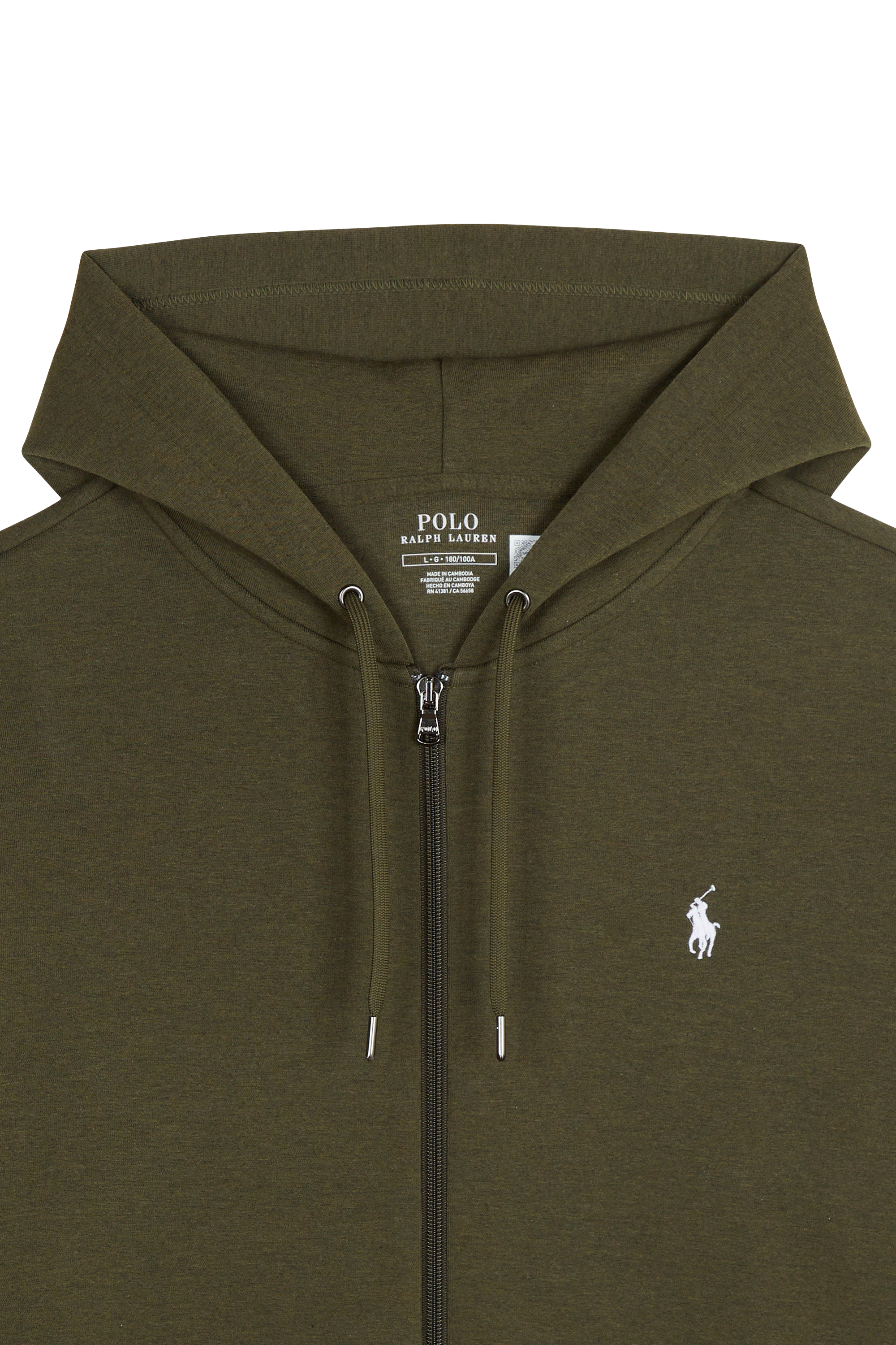 zip-up hoodie Green