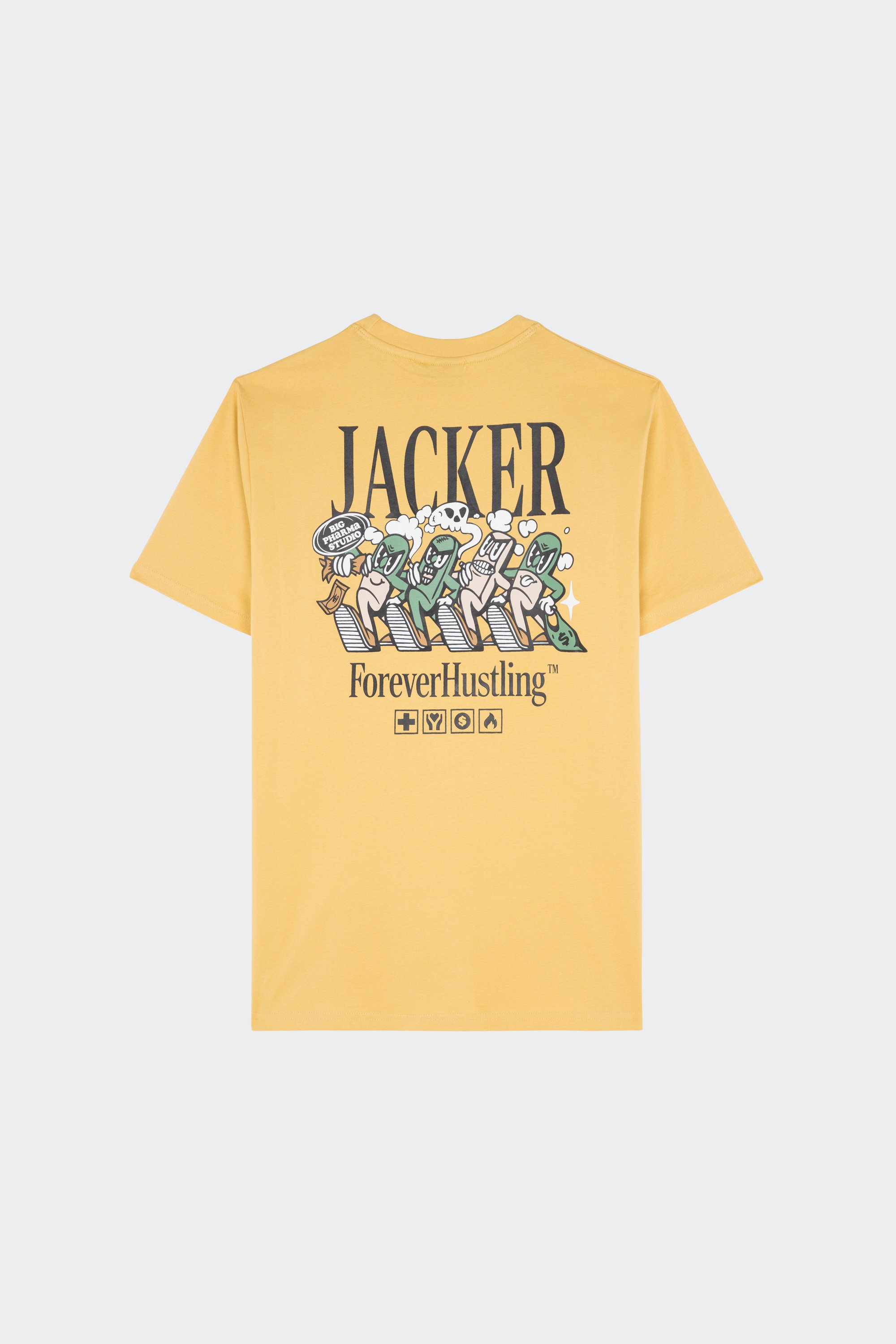 T-shirt | Jaune by JACKER T-shirt Jaune