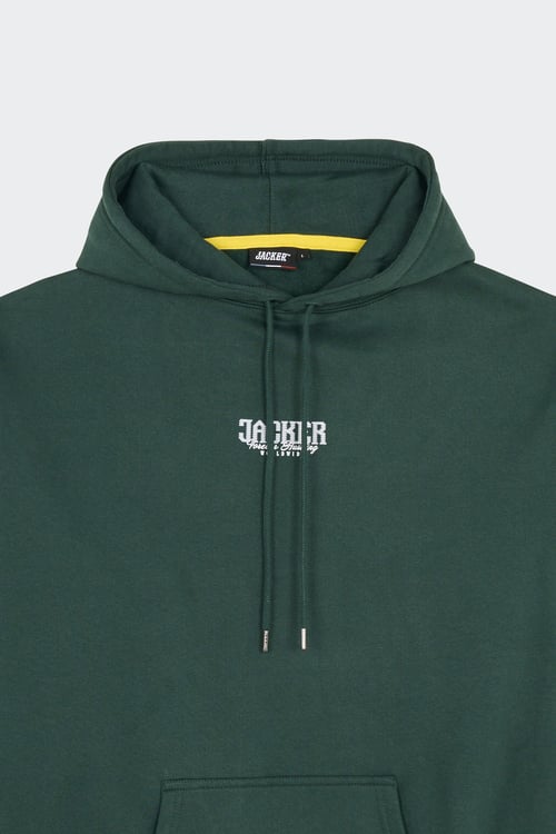 JACKER Hoodie Vert