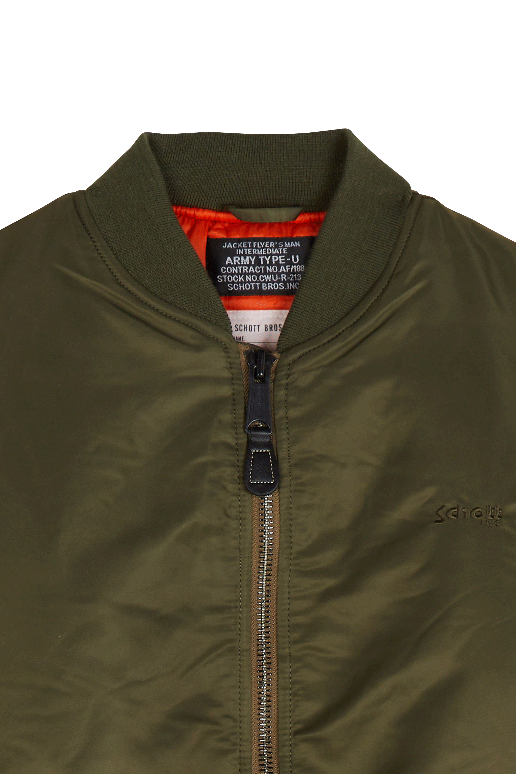 Bomber jacket SCHOTT Khaki