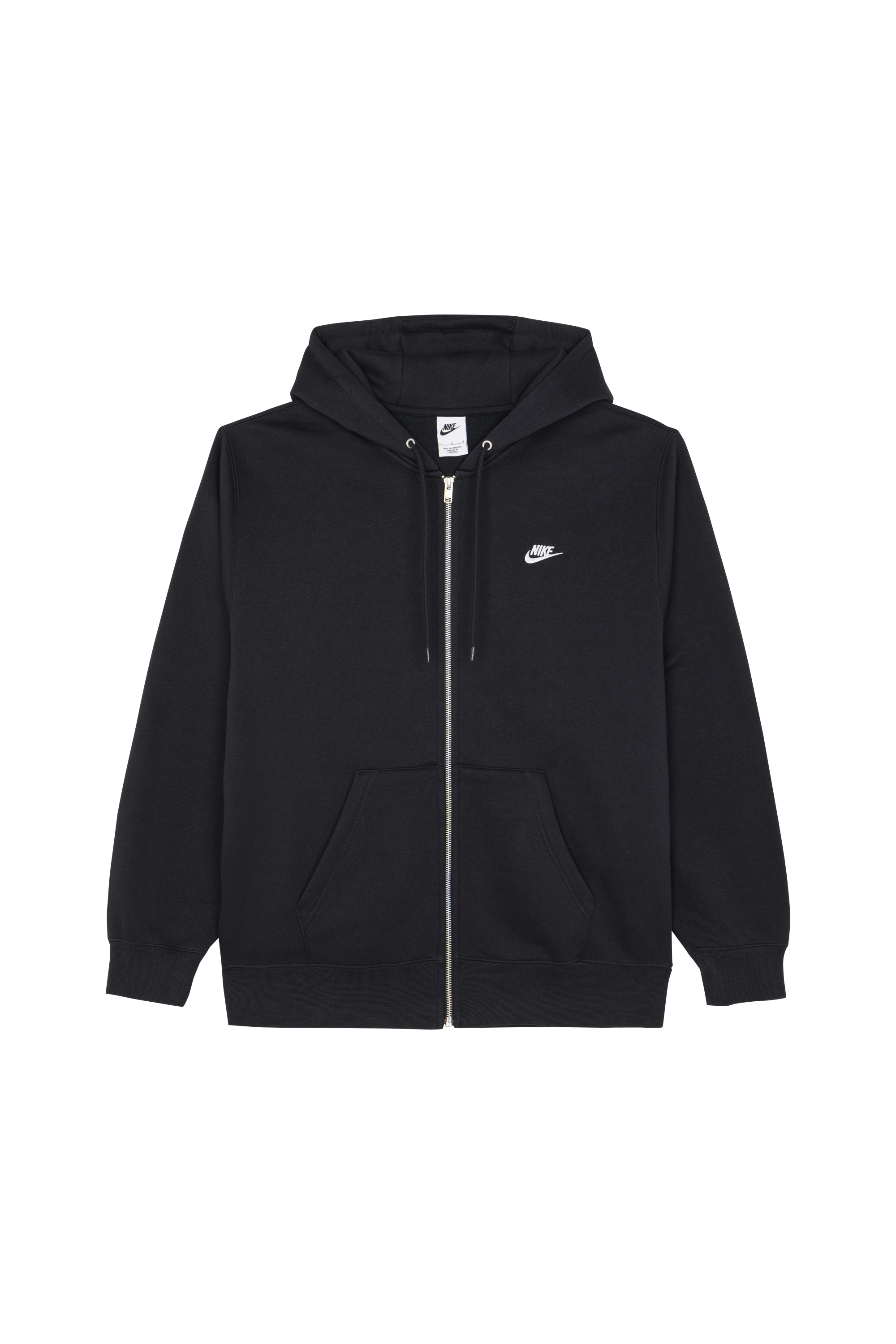 Regular-fit zip-up cotton-blend hoodie with Pony Player Black