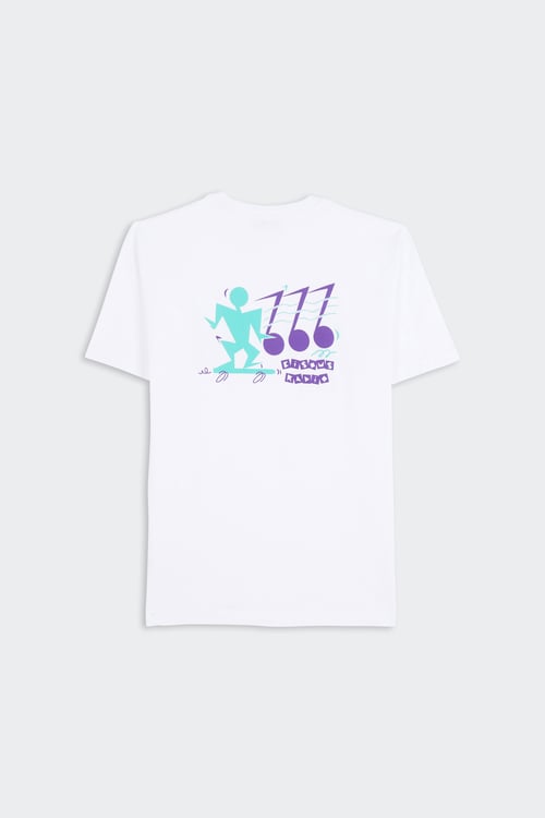 BISOUS SKATEBOARDS T-shirt Blanc
