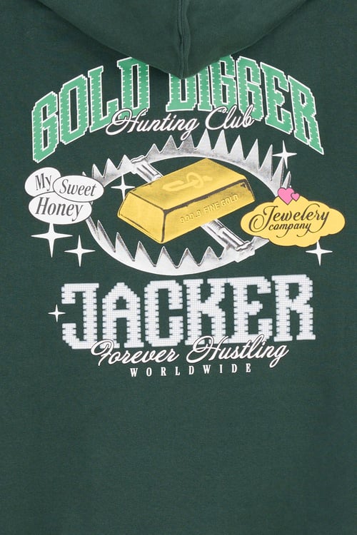JACKER Hoodie Vert