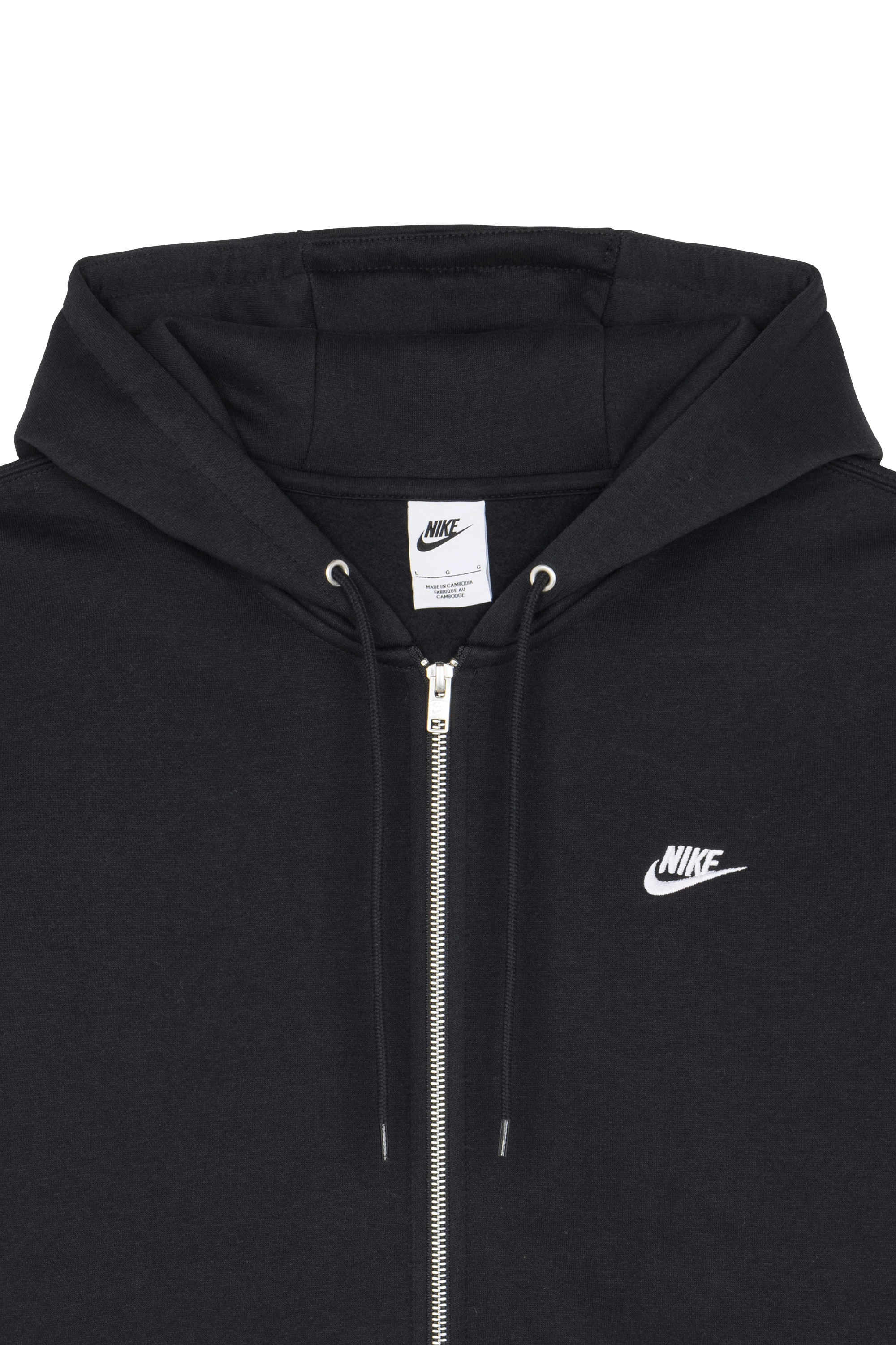 Regular-fit zip-up cotton-blend hoodie with Pony Player Black