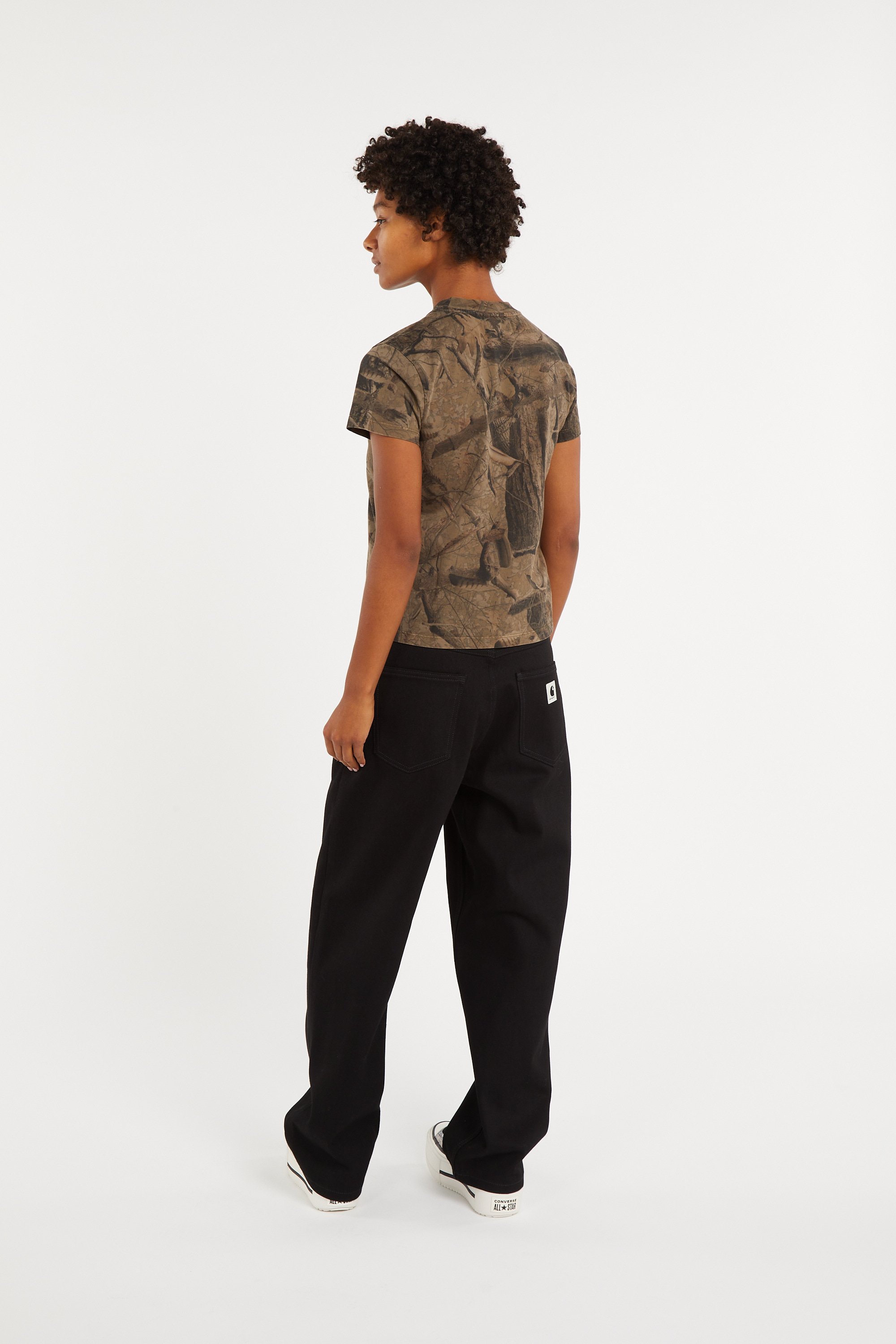 Regular-fit round-neck cotton T-shirt | Multicolored CARHARTT WIP Women