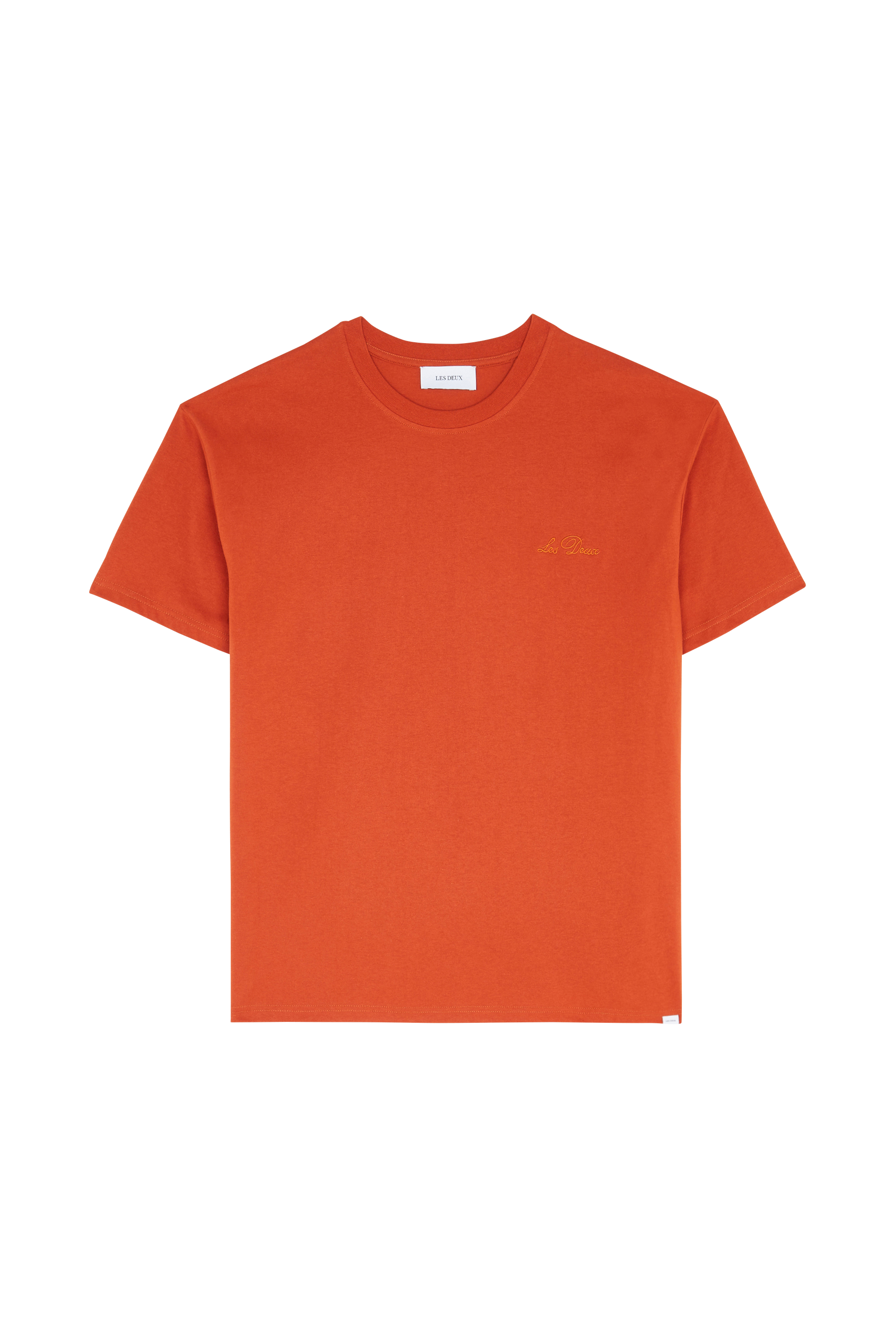 T-shirt Crew Terracotta-court orange