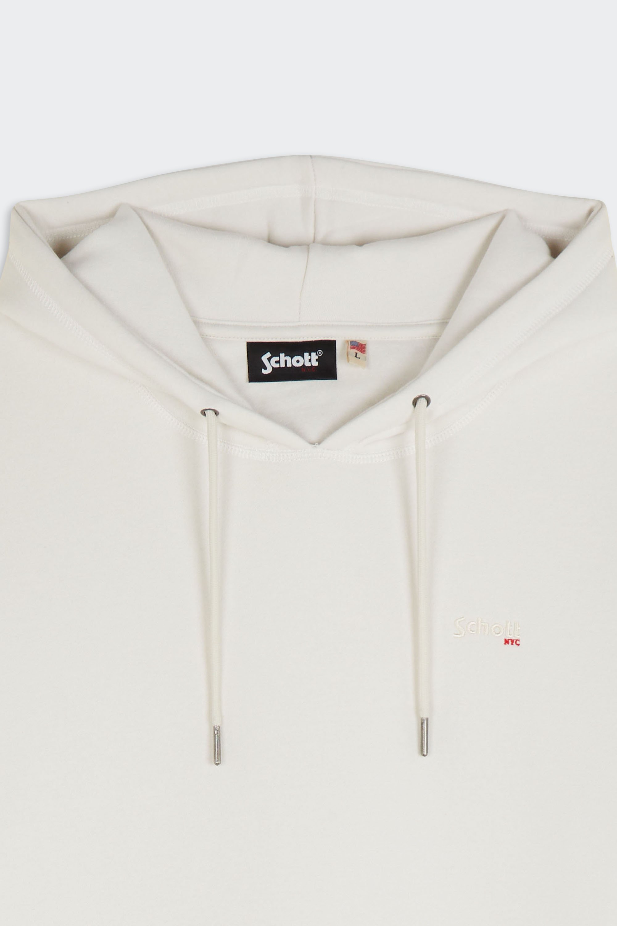 Hoodie | Beige by SCHOTT Hoodie Beige