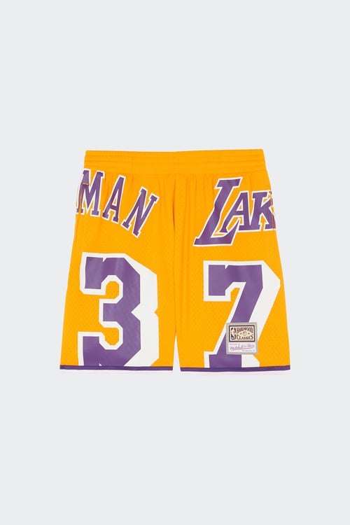 MITCHELL & NESS Short Jaune