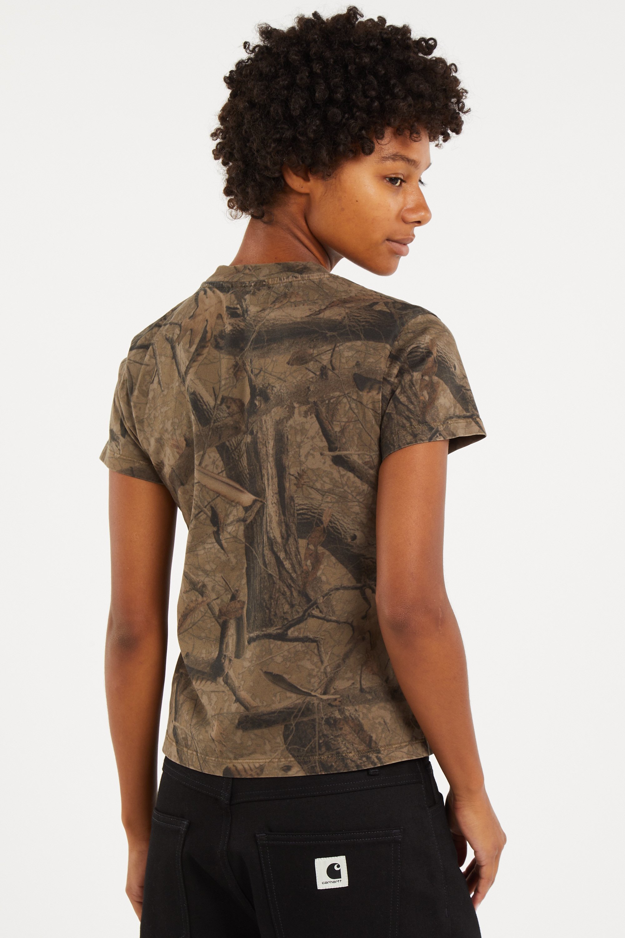 Regular-fit round-neck cotton T-shirt | Multicolored CARHARTT WIP Women
