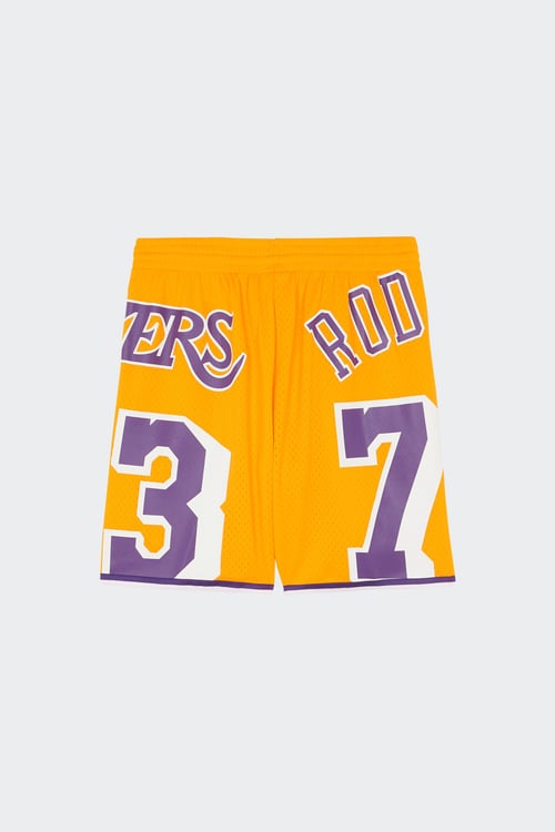 MITCHELL & NESS Short Jaune