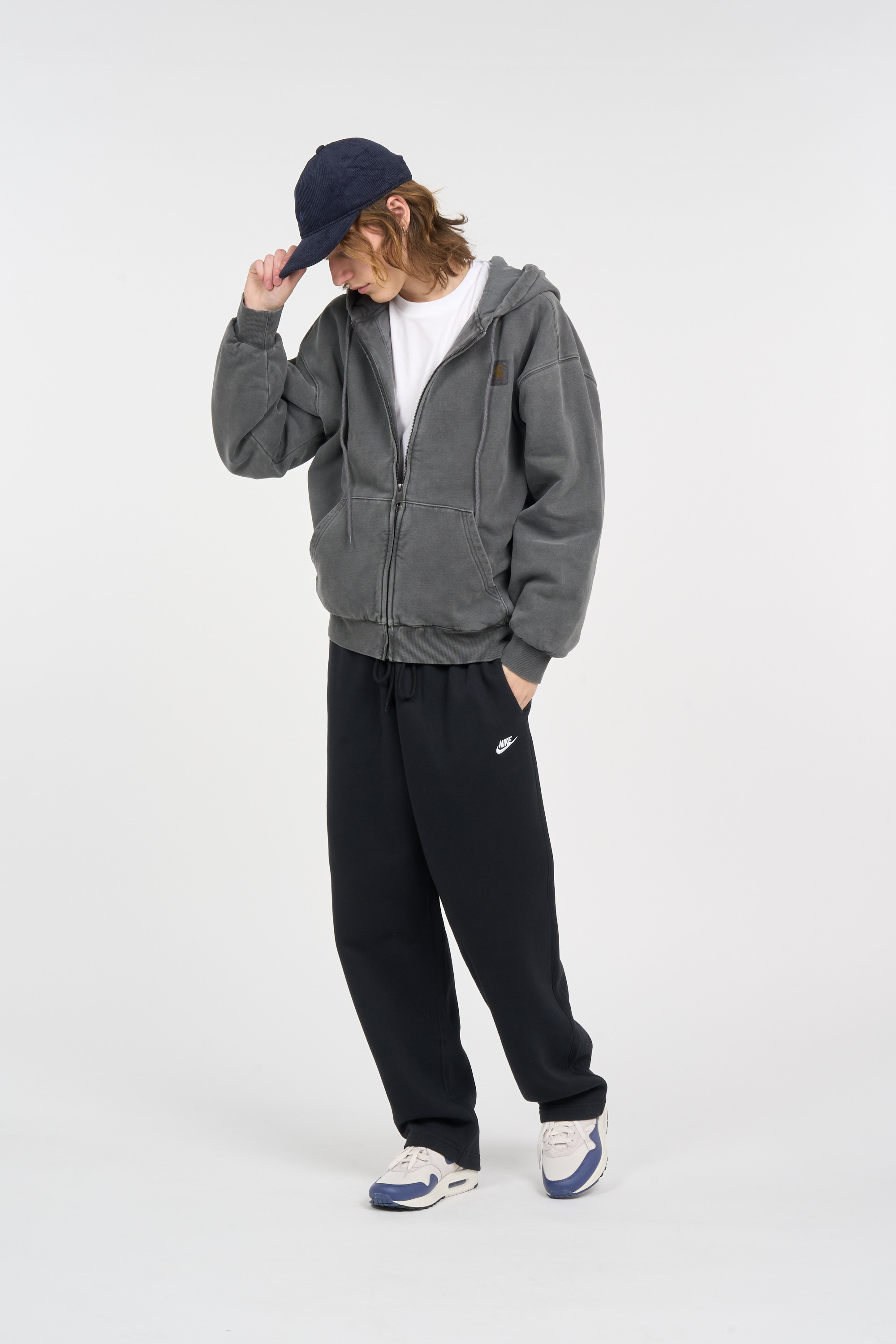 Hooded cardigan  Black