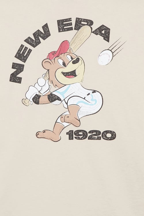 NEW ERA T-shirt Beige