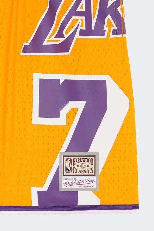 MITCHELL & NESS Short Jaune