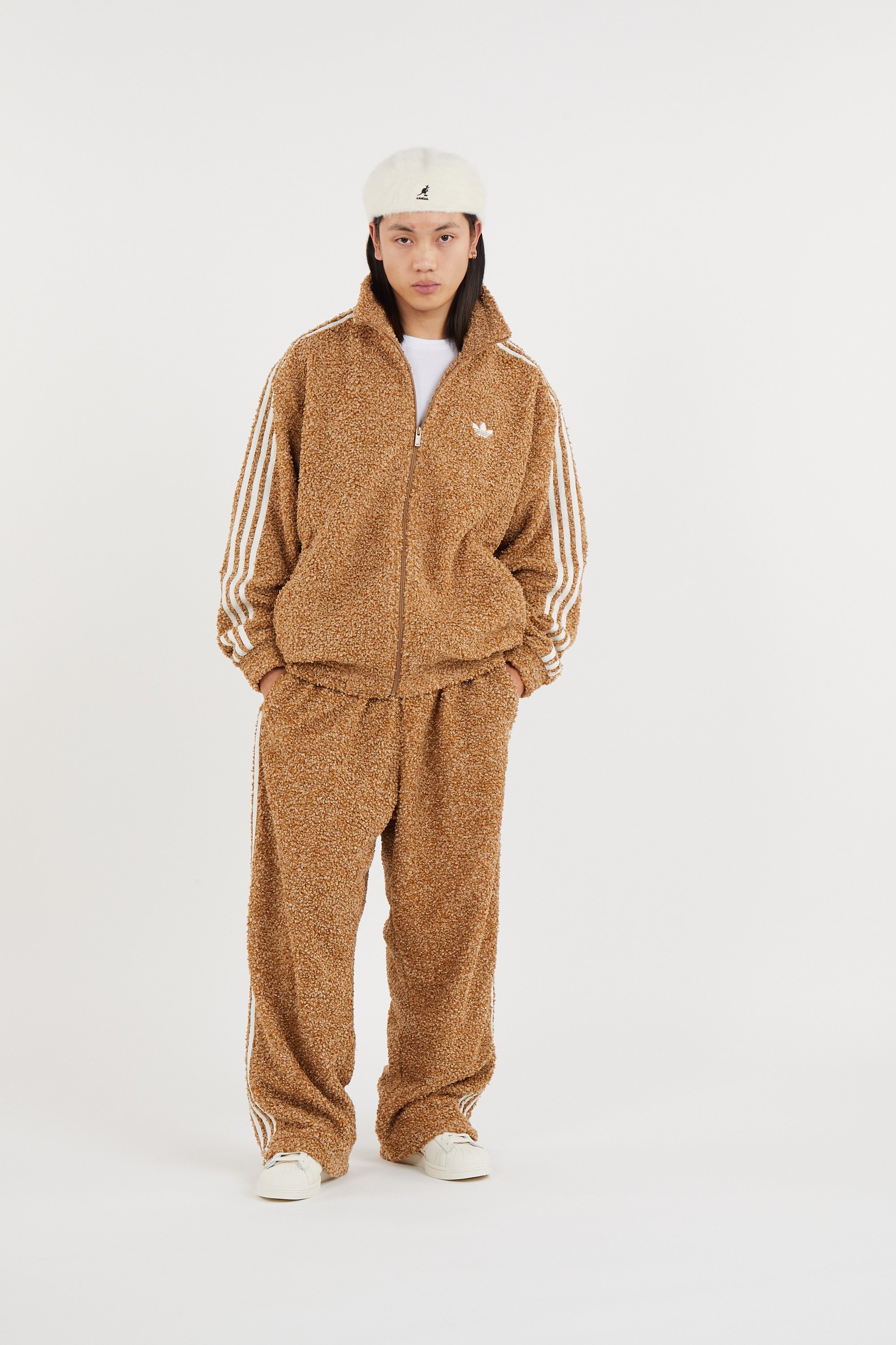 Pantalon de survêtement ADIDAS Marron