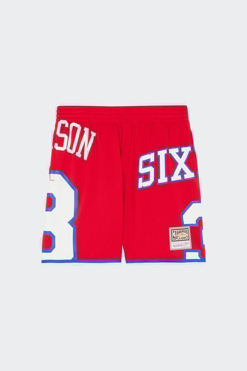 MITCHELL & NESS Short Rouge