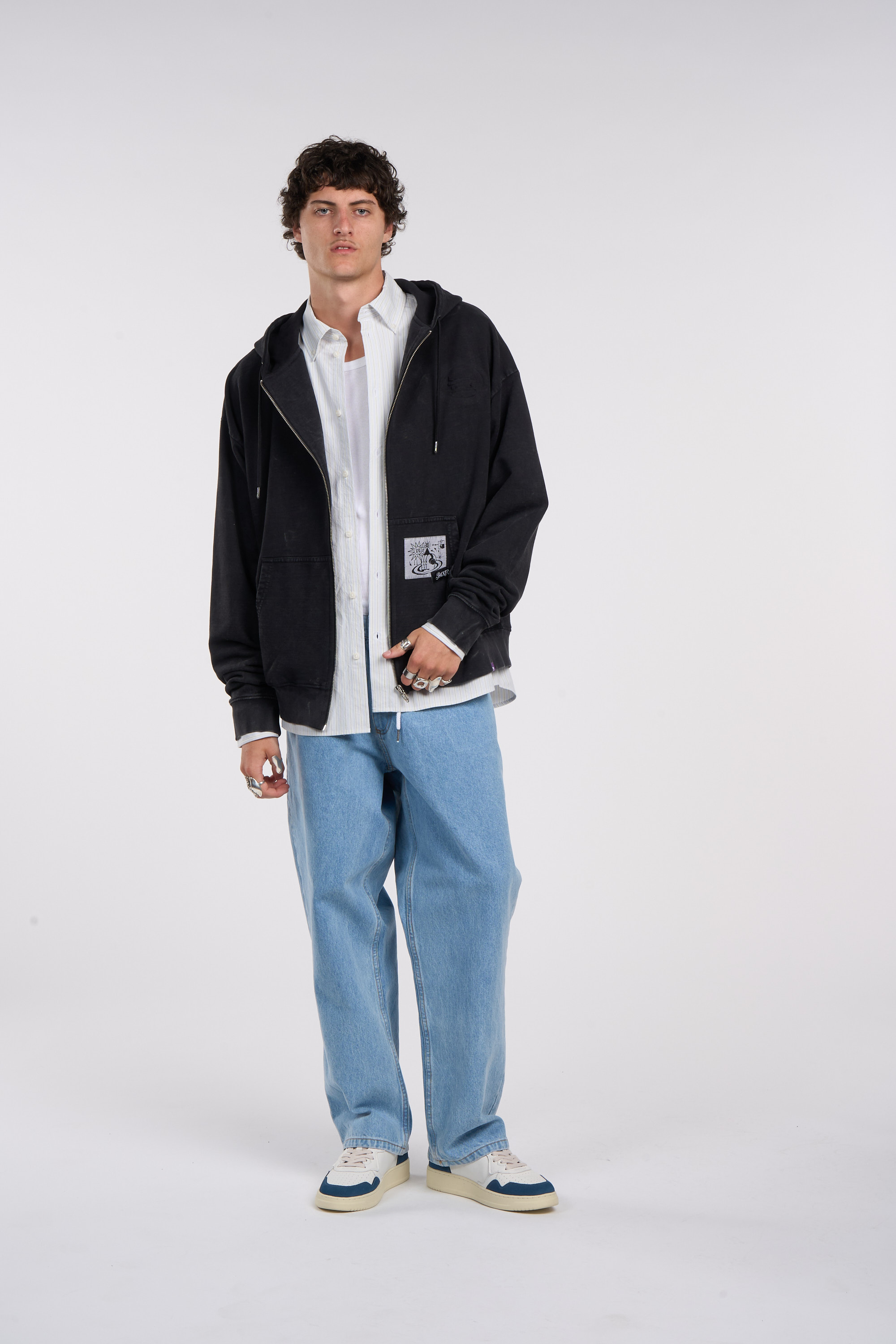 Hoodie zippé Noir