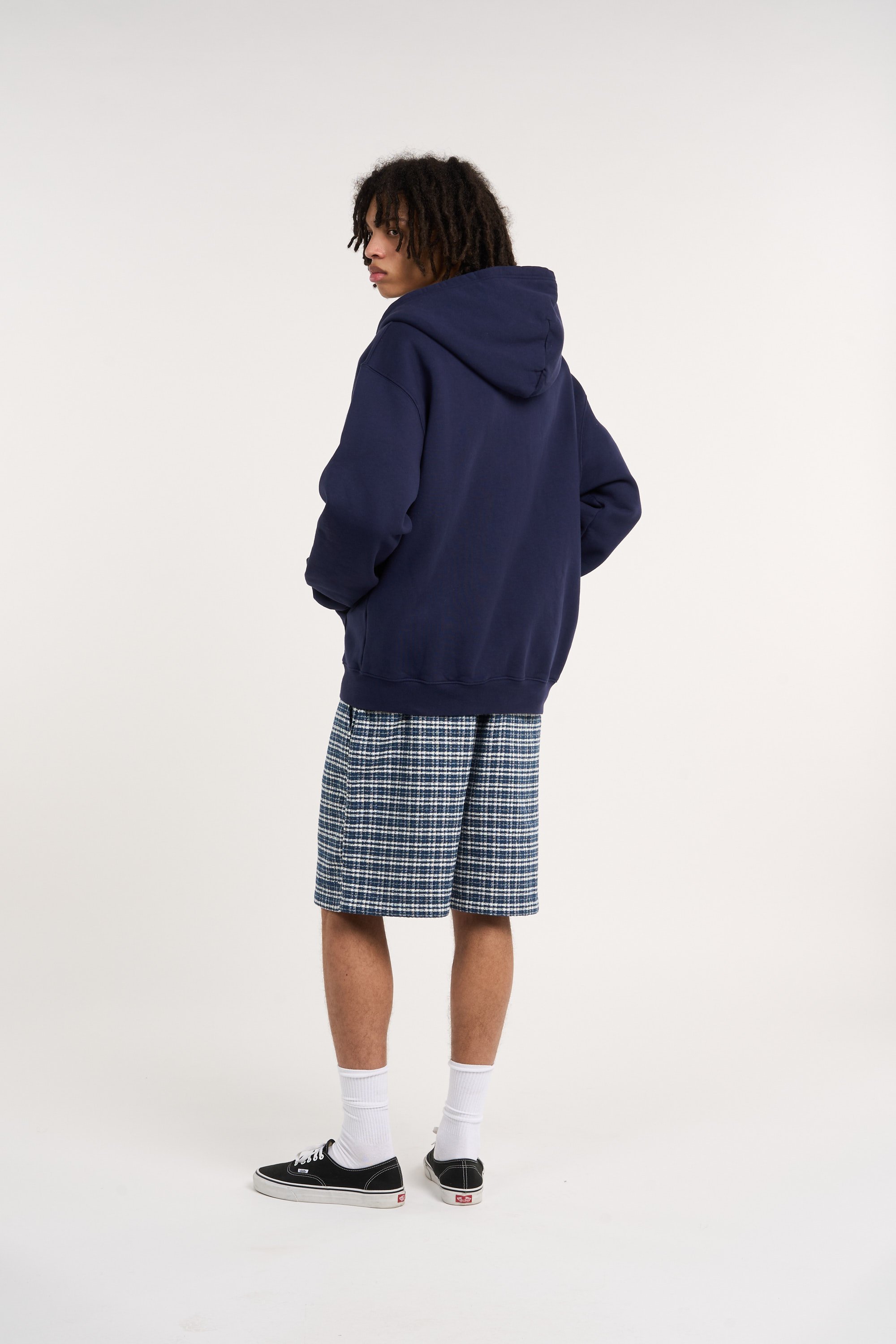 Hoodie zippé Bleu