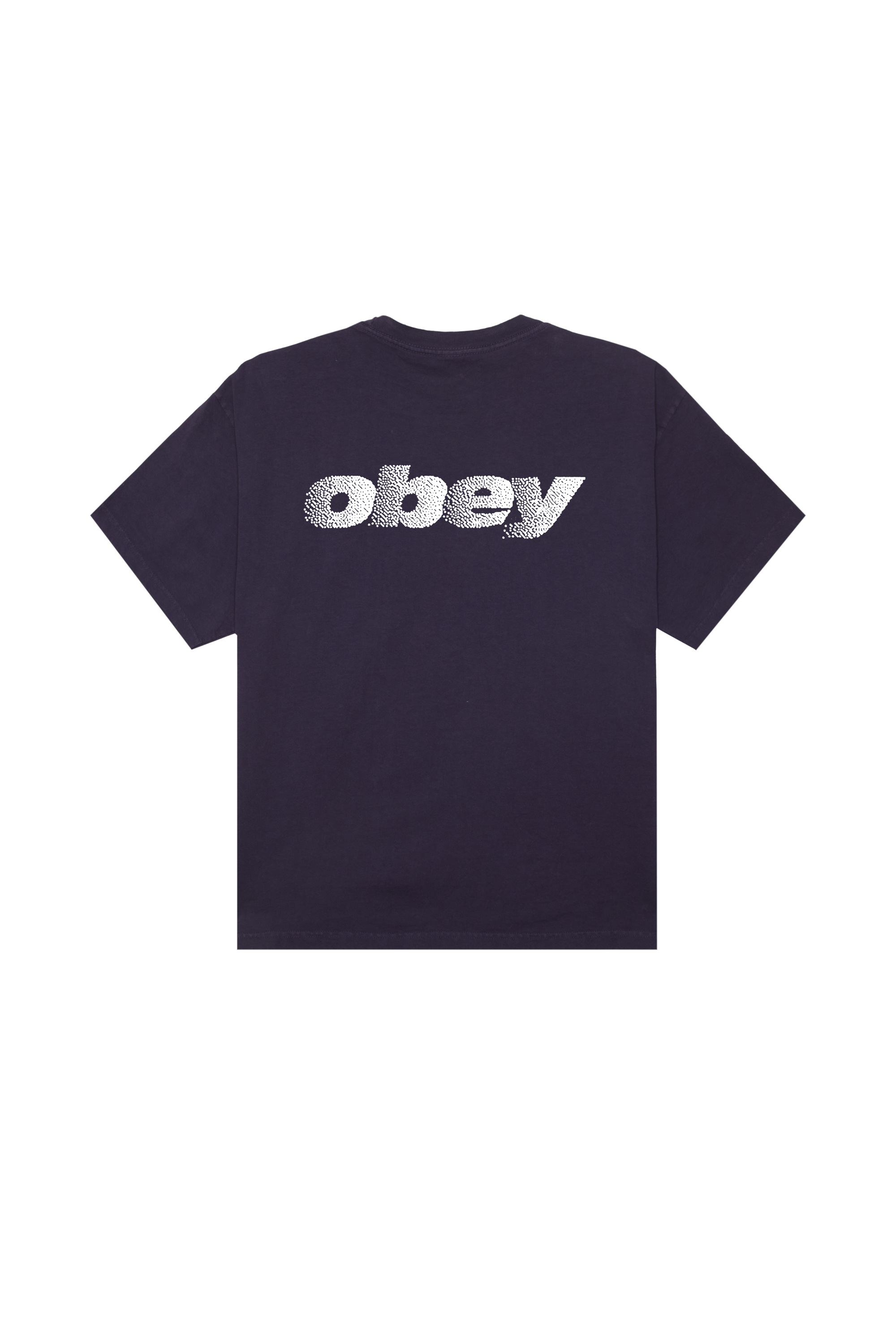 Regular-fit round-neck cotton T-shirt OBEY Purple