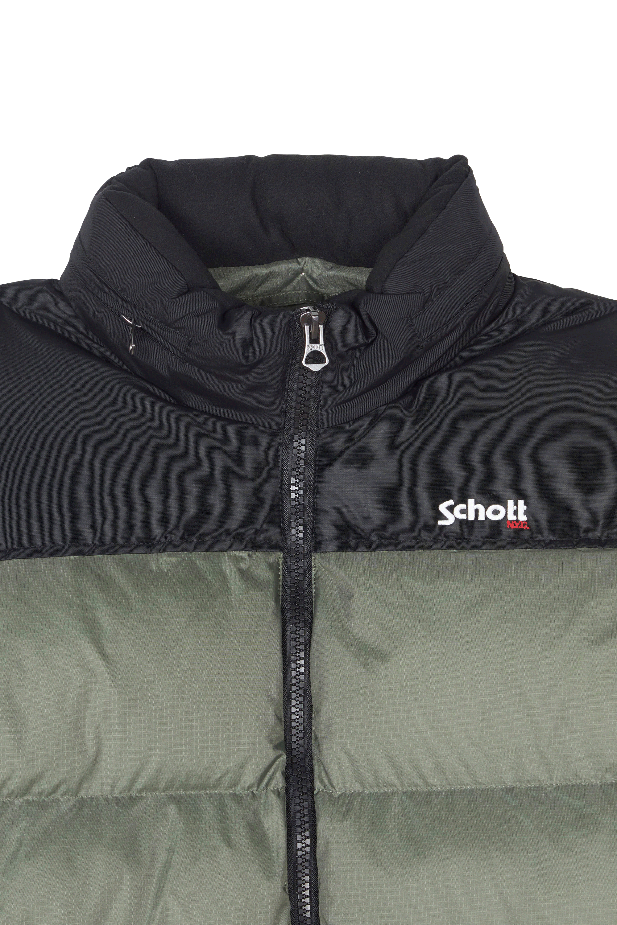 Puffer Jacket SCHOTT Green