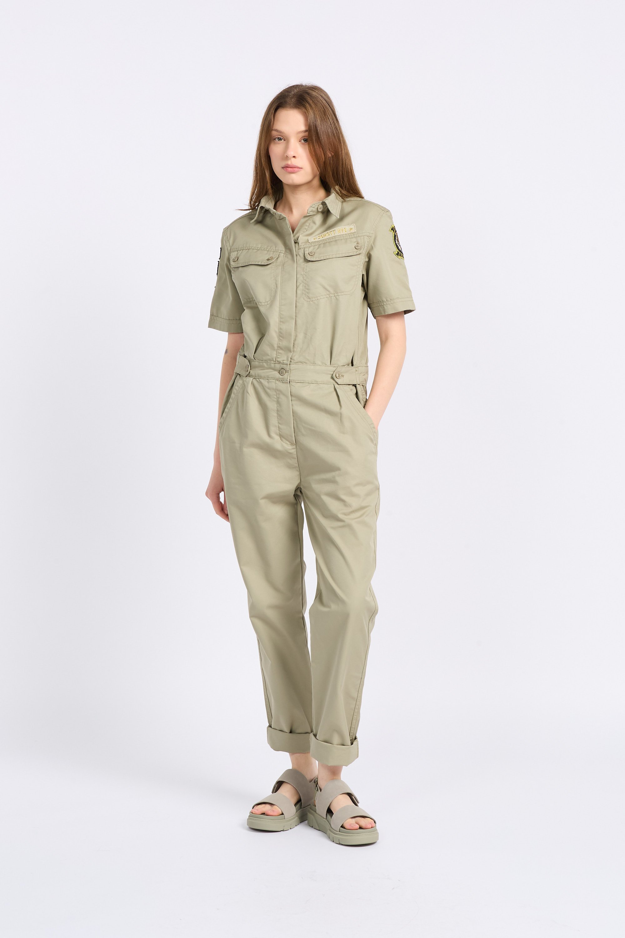 Jumpsuit SCHOTT Green
