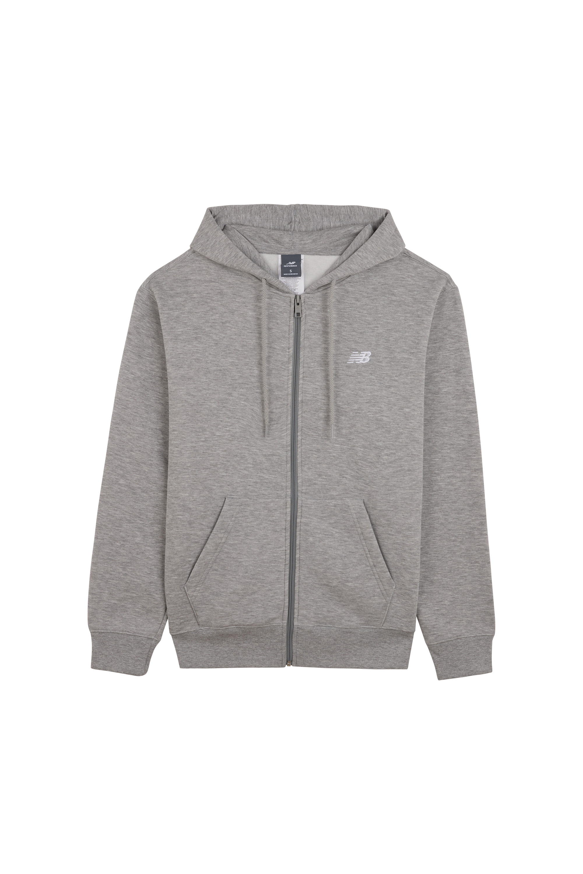  Hoodie zippé Gris
