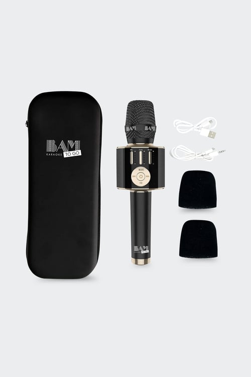 BAM KARAOKE TO GO AUDIO Micro karaoke Black