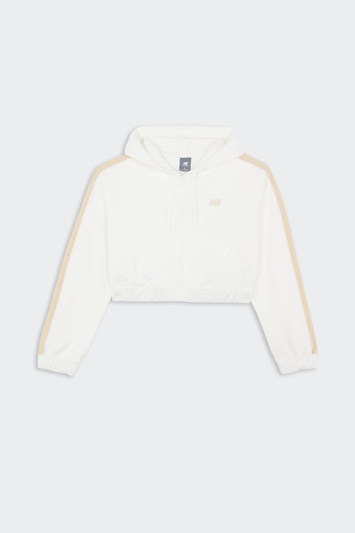 Hoodie zippé - Taille M Blanc