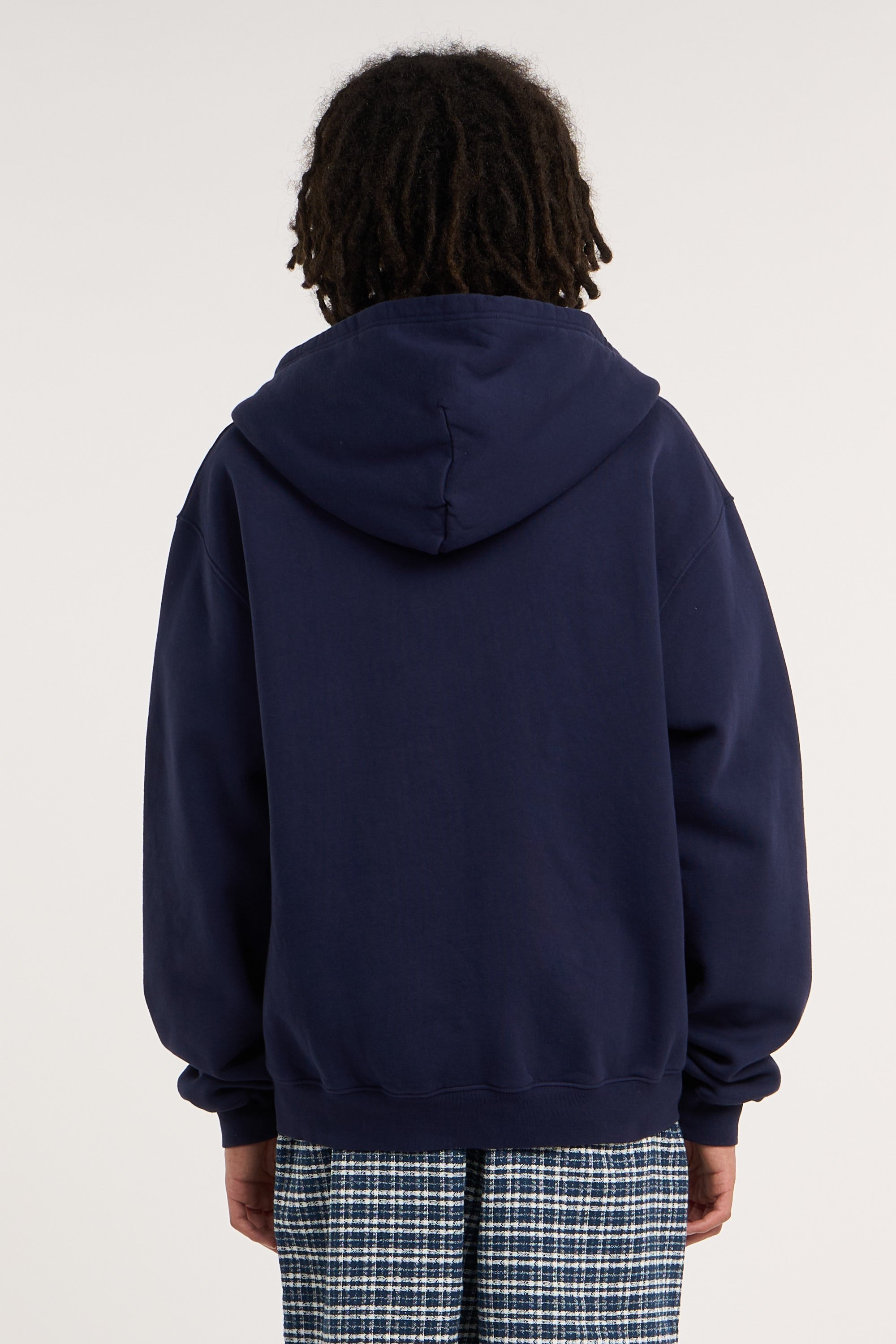 Hoodie zippé Bleu