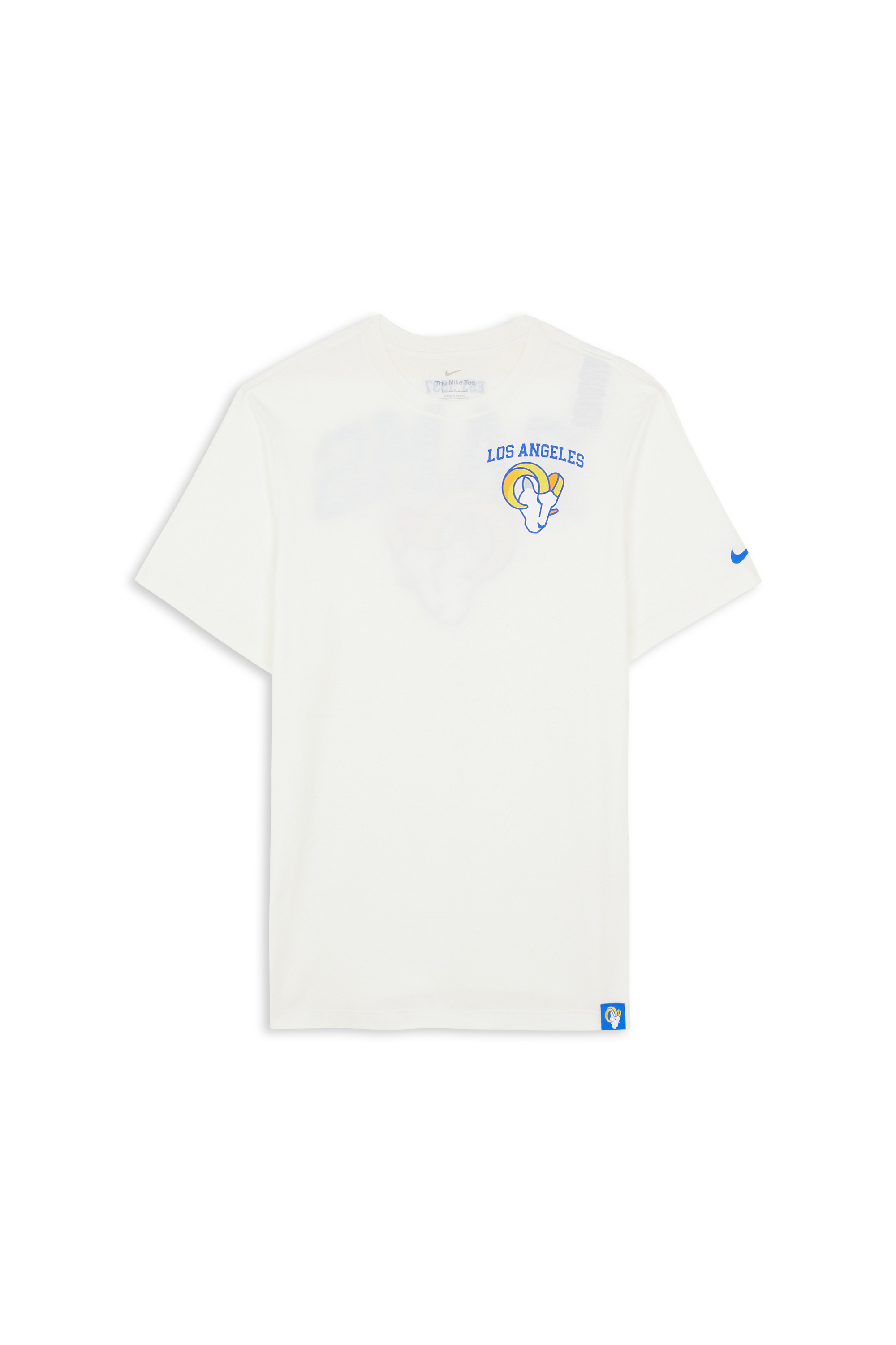 Regular-fit round-neck cotton T-shirt Beige