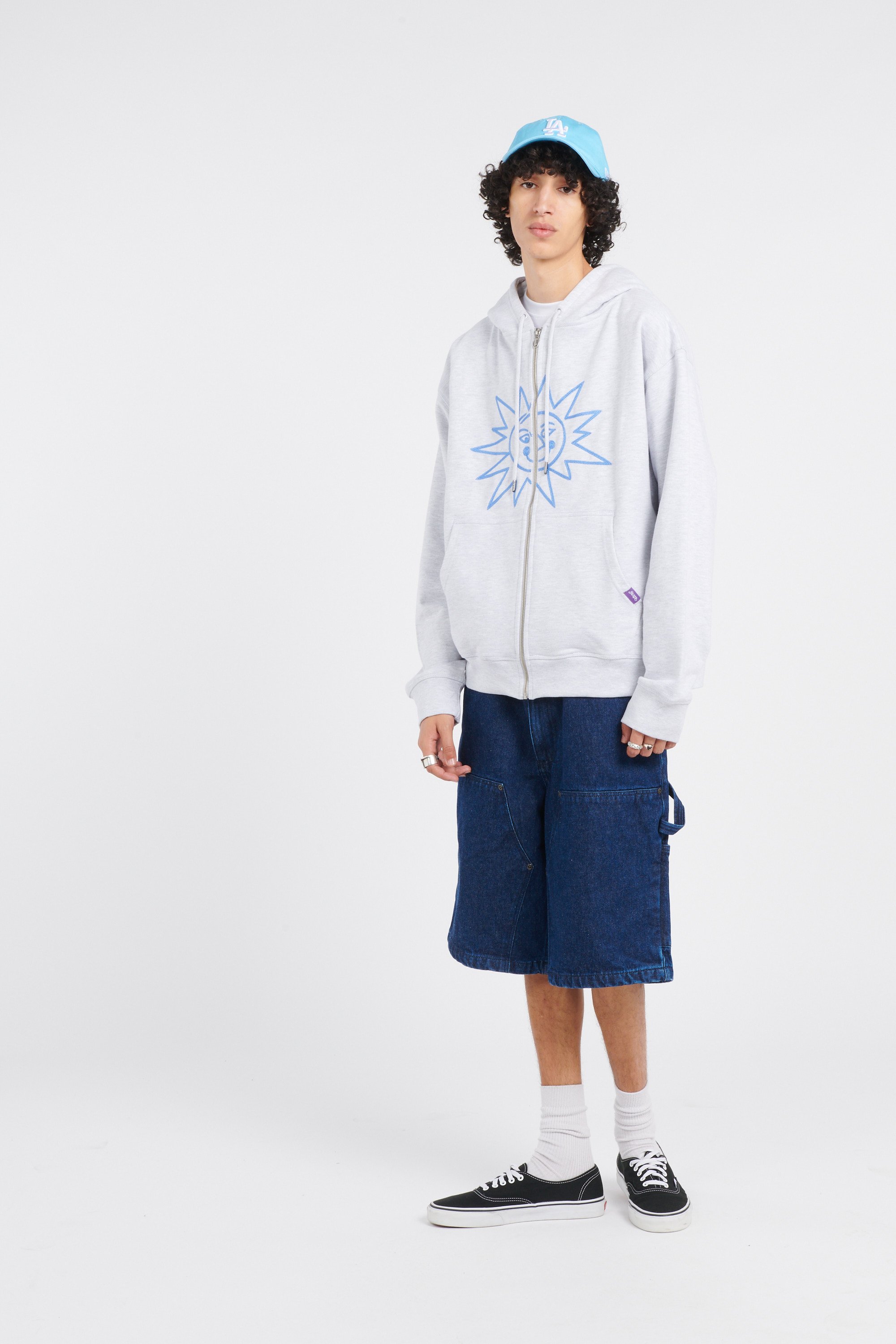 Hoodie zippé JACKER Gris