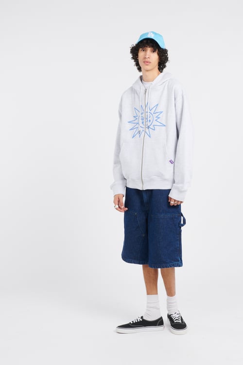 JACKER Hoodie zippé Gris