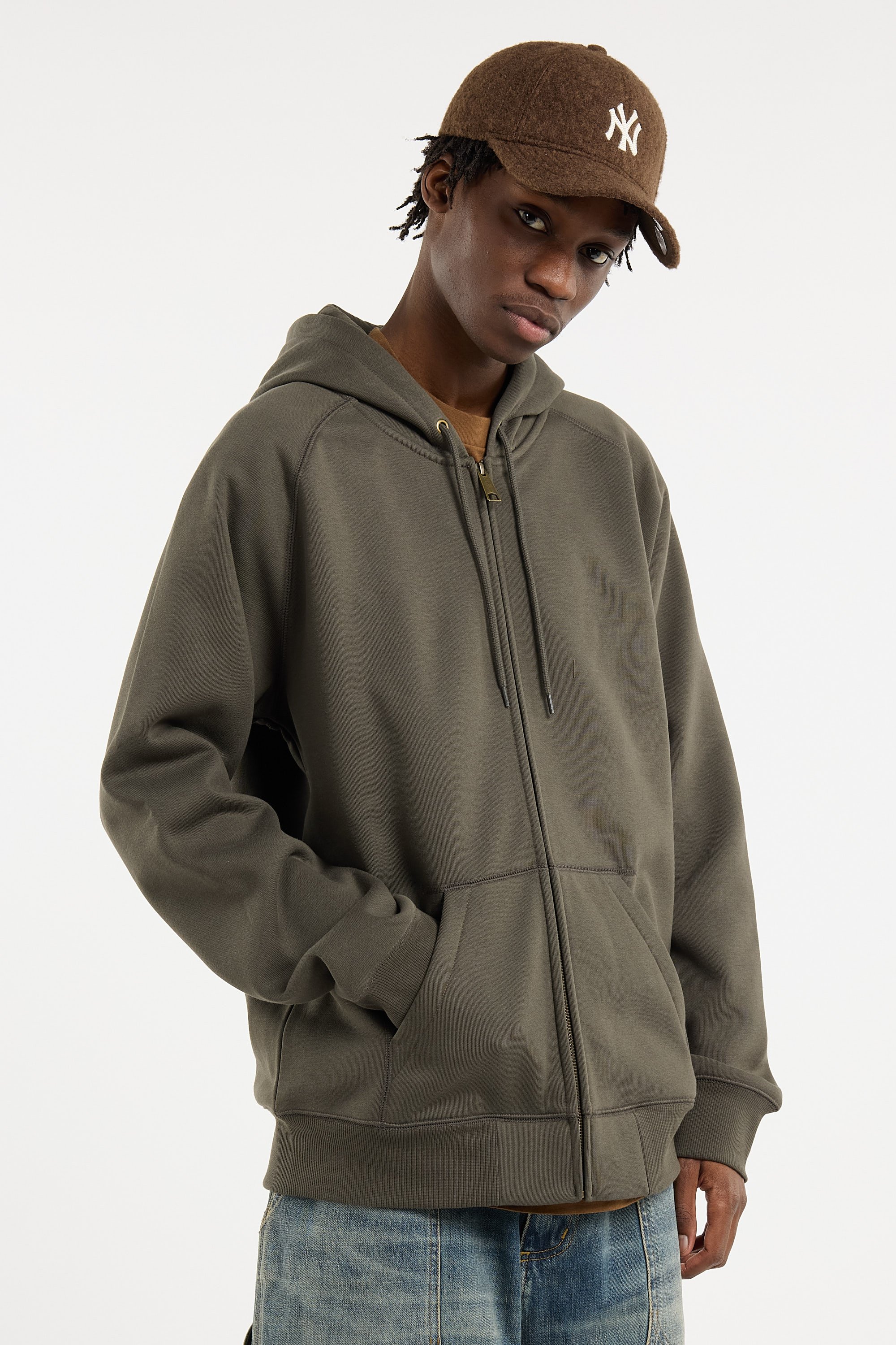 zip-up hoodie | Grey CARHARTT WIP Men
