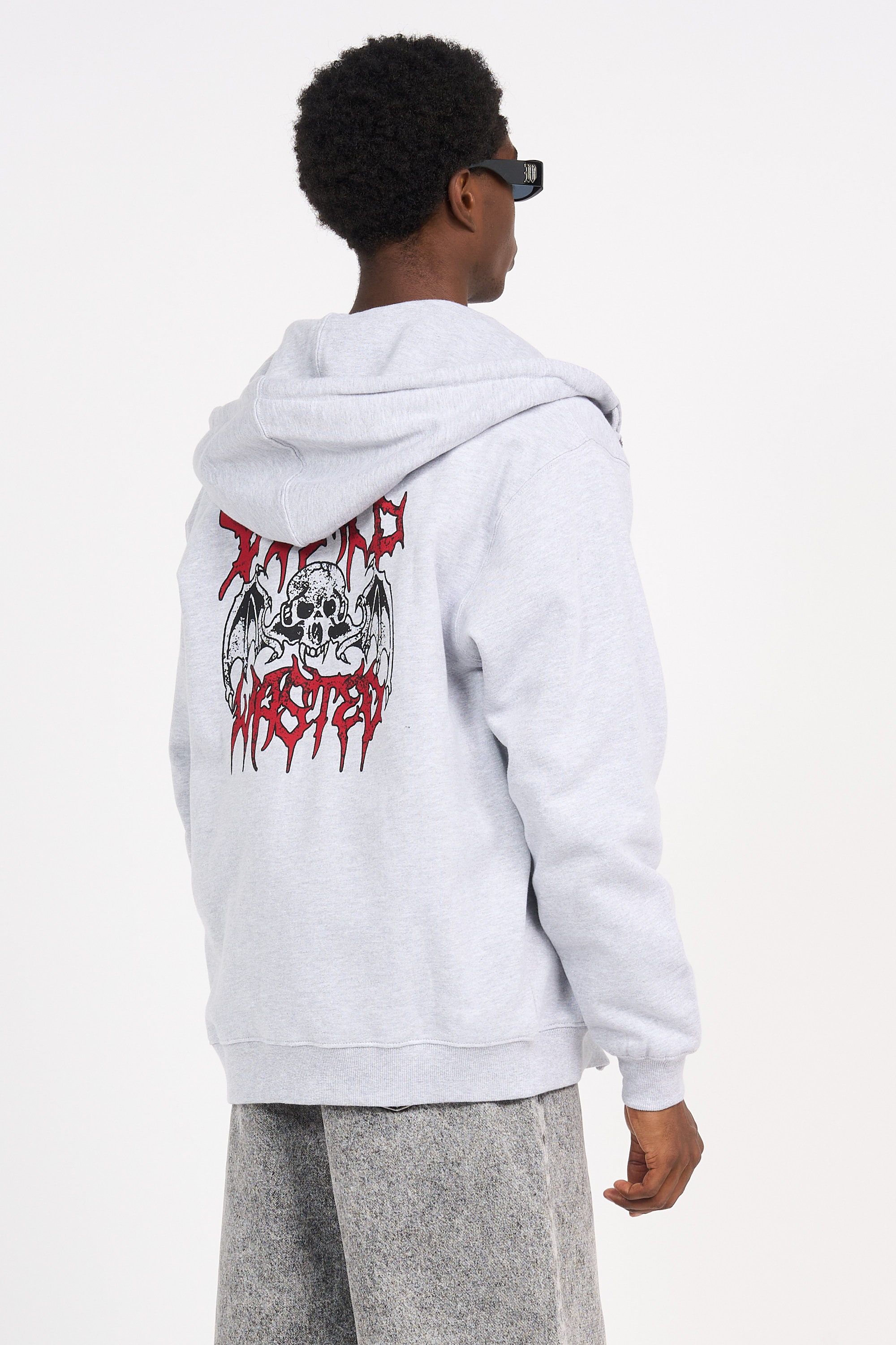 Hoodie zippé  Gris