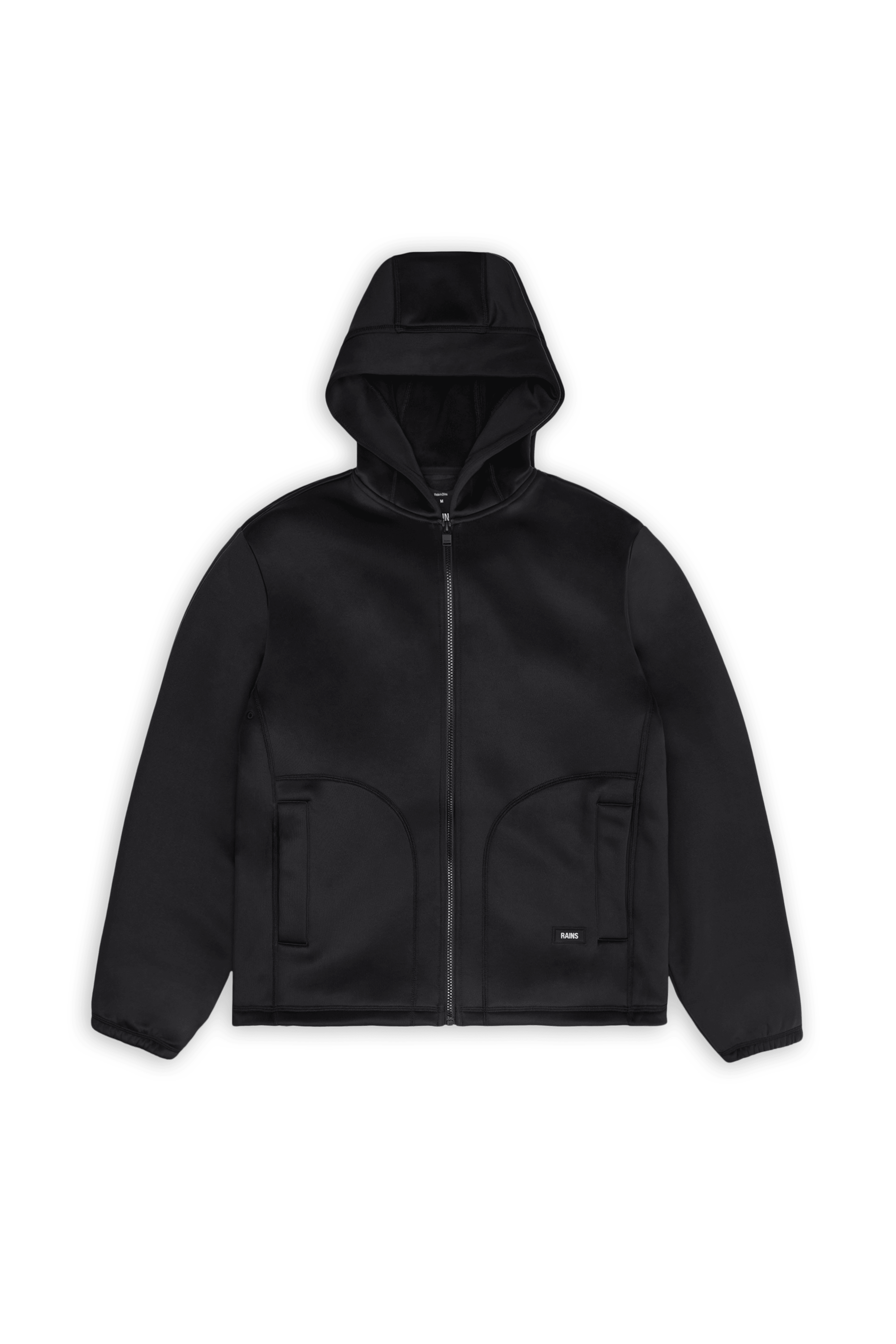 zip-up hoodie Black