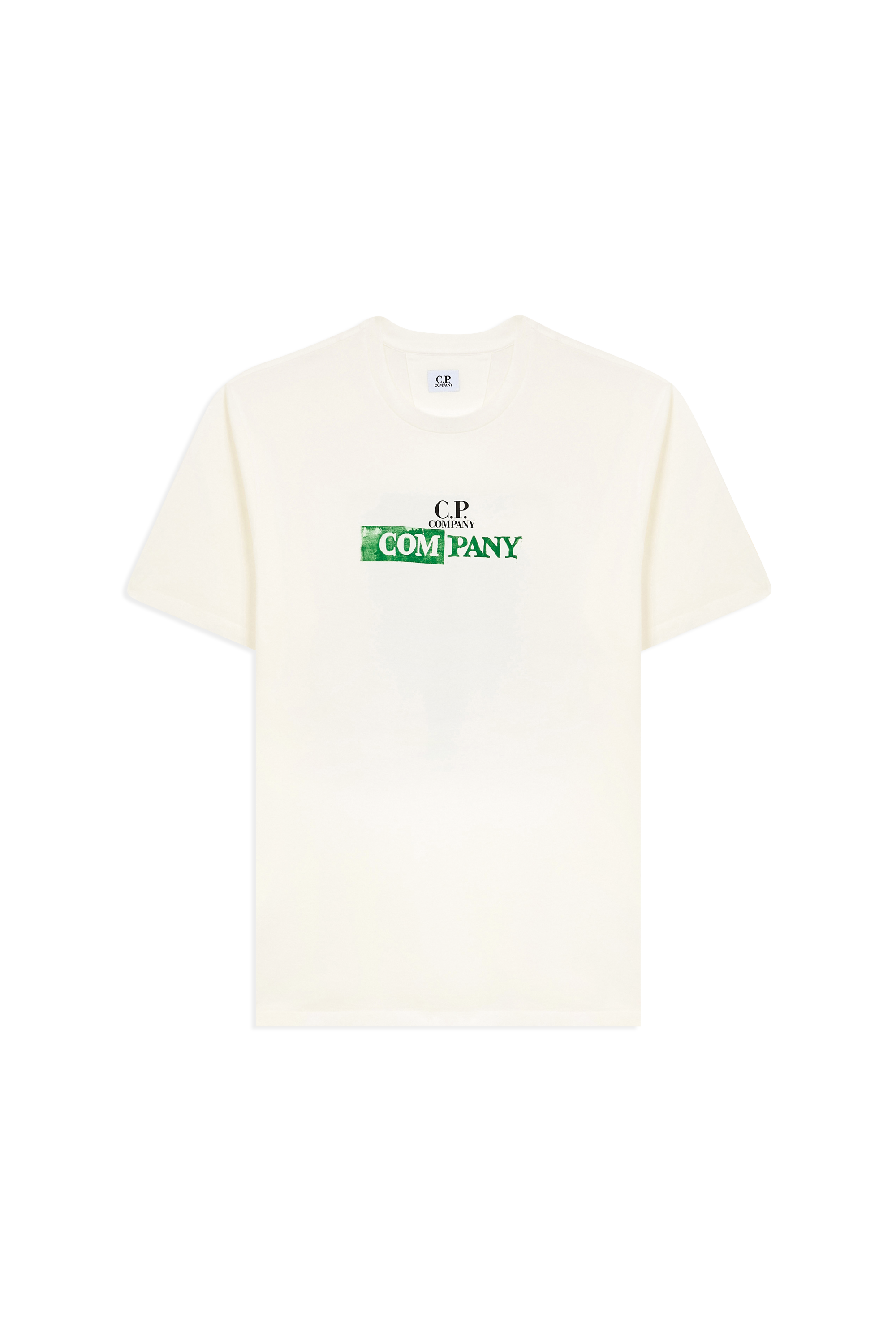 Regular-fit round-neck cotton T-shirt White