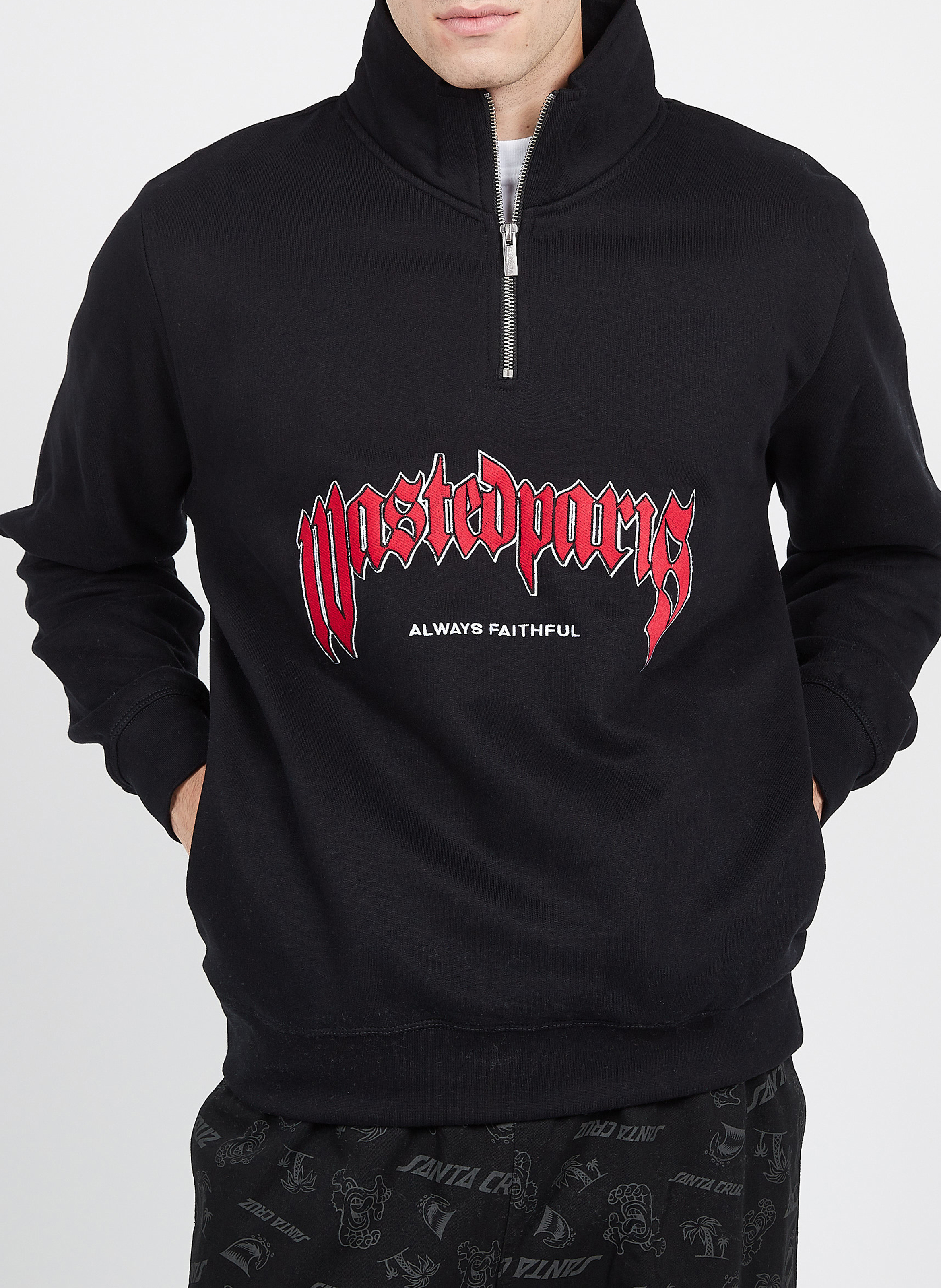 Sweatshirt | Black WASTED Men